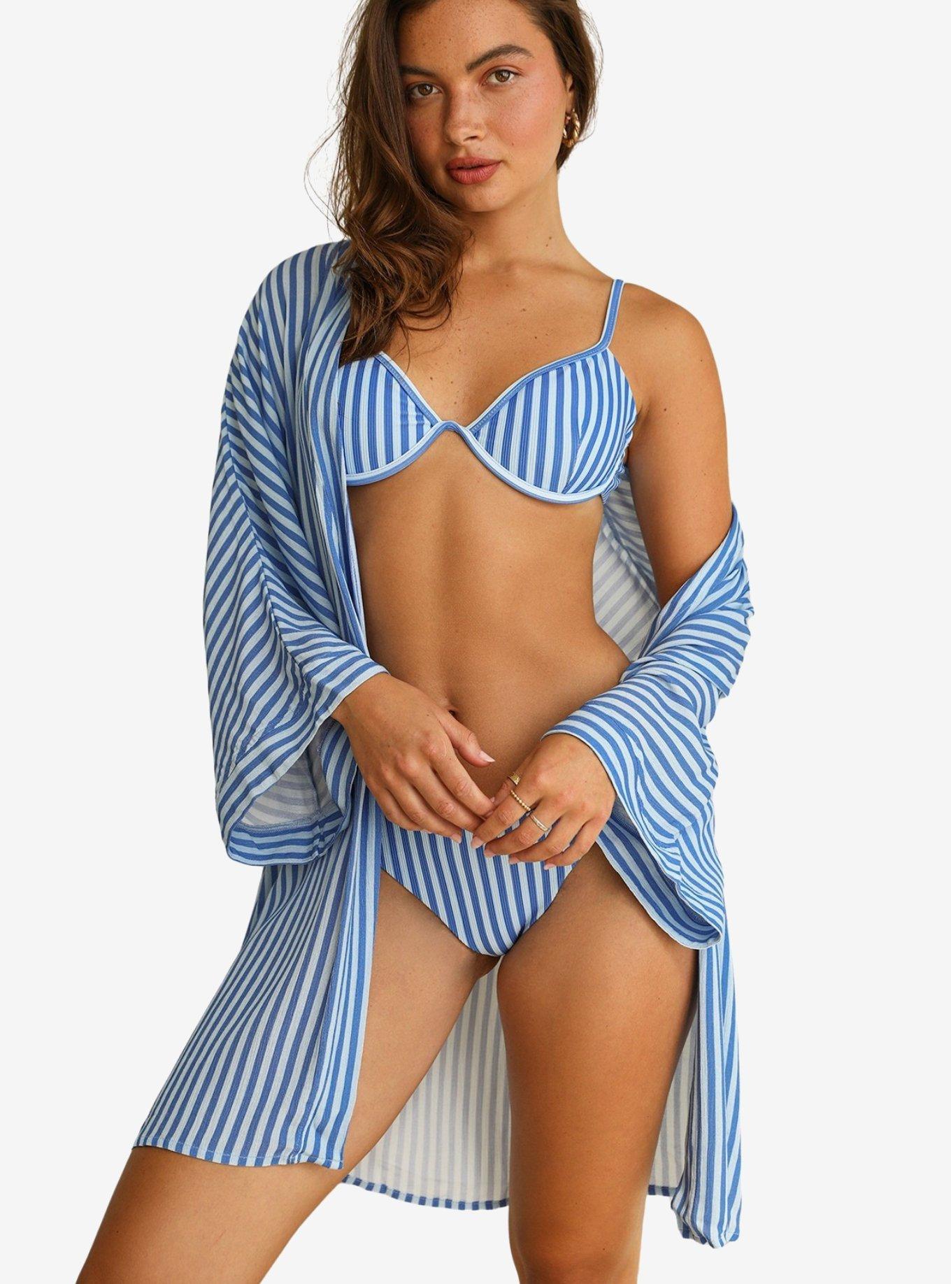 Dippin' Daisy's Marilyn Swim Cover-Up Robe Nantucket, , hi-res