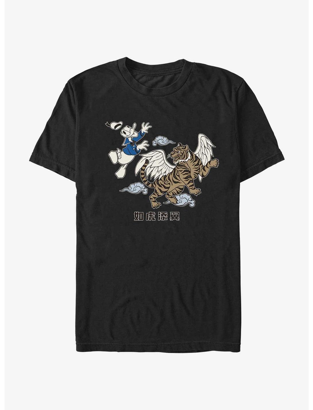 Disney Donald Duck Lunar Year Tiger Wings T-Shirt, BLACK, hi-res
