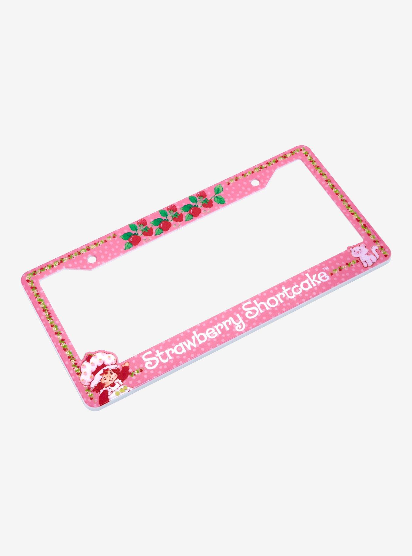 Strawberry Shortcake Custard & Strawberry License Plate Frame, , hi-res