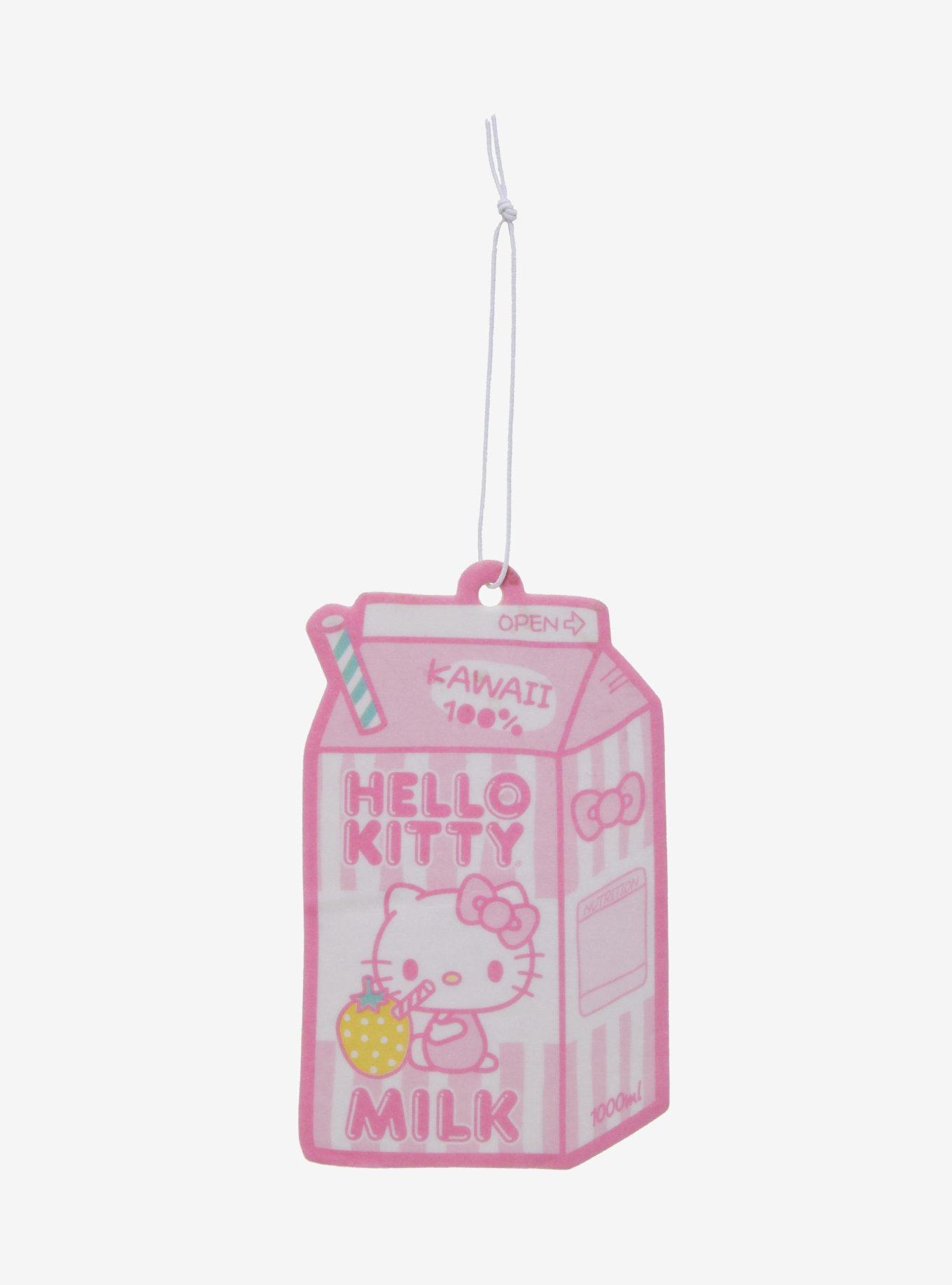 Sanrio Hello Kitty Milk Carton Strawberry Scented Air Freshener — BoxLunch Exclusive
