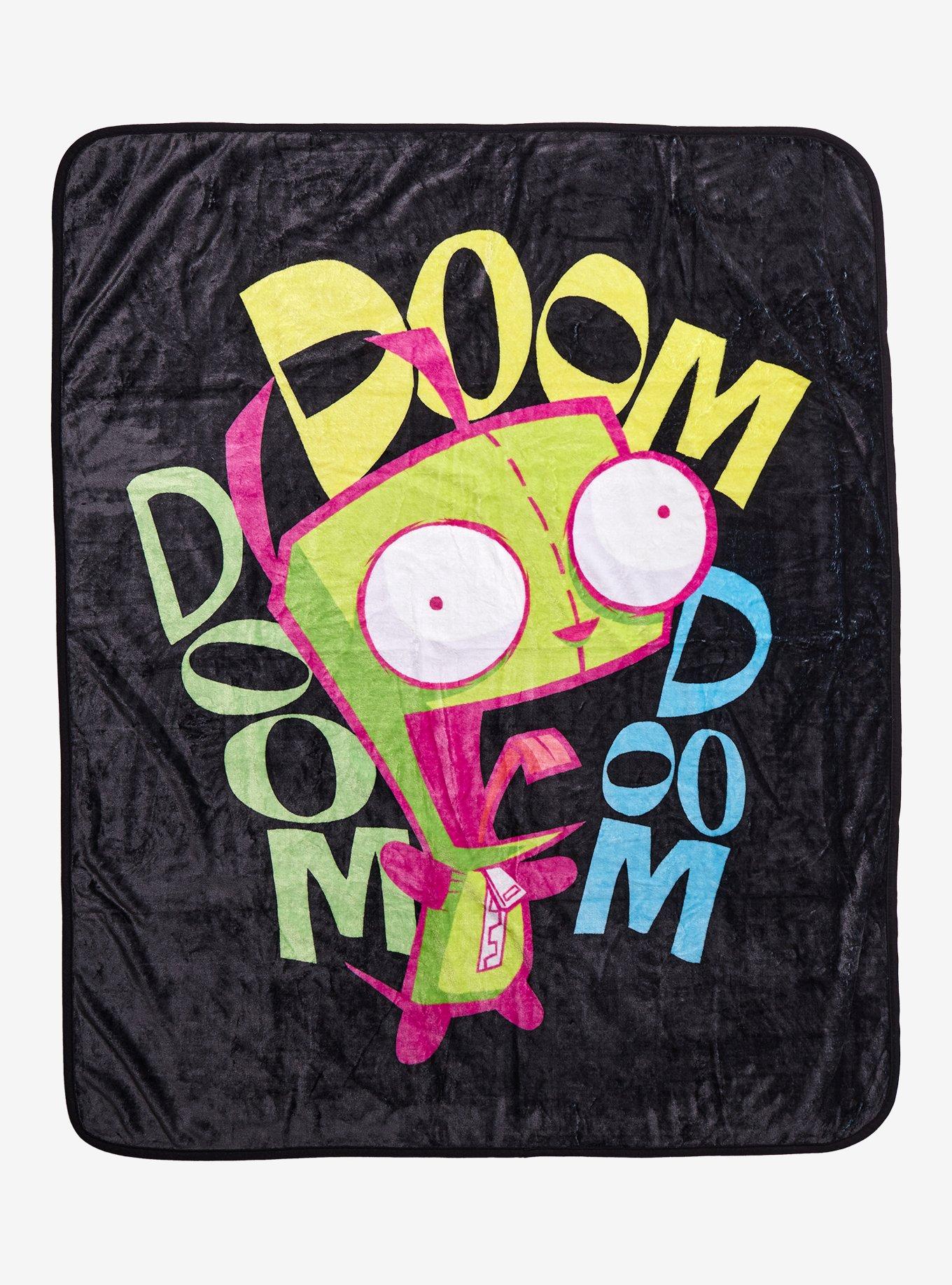 Invader Zim GIR Doom Fleece Thow - BoxLunch Exclusive, , hi-res