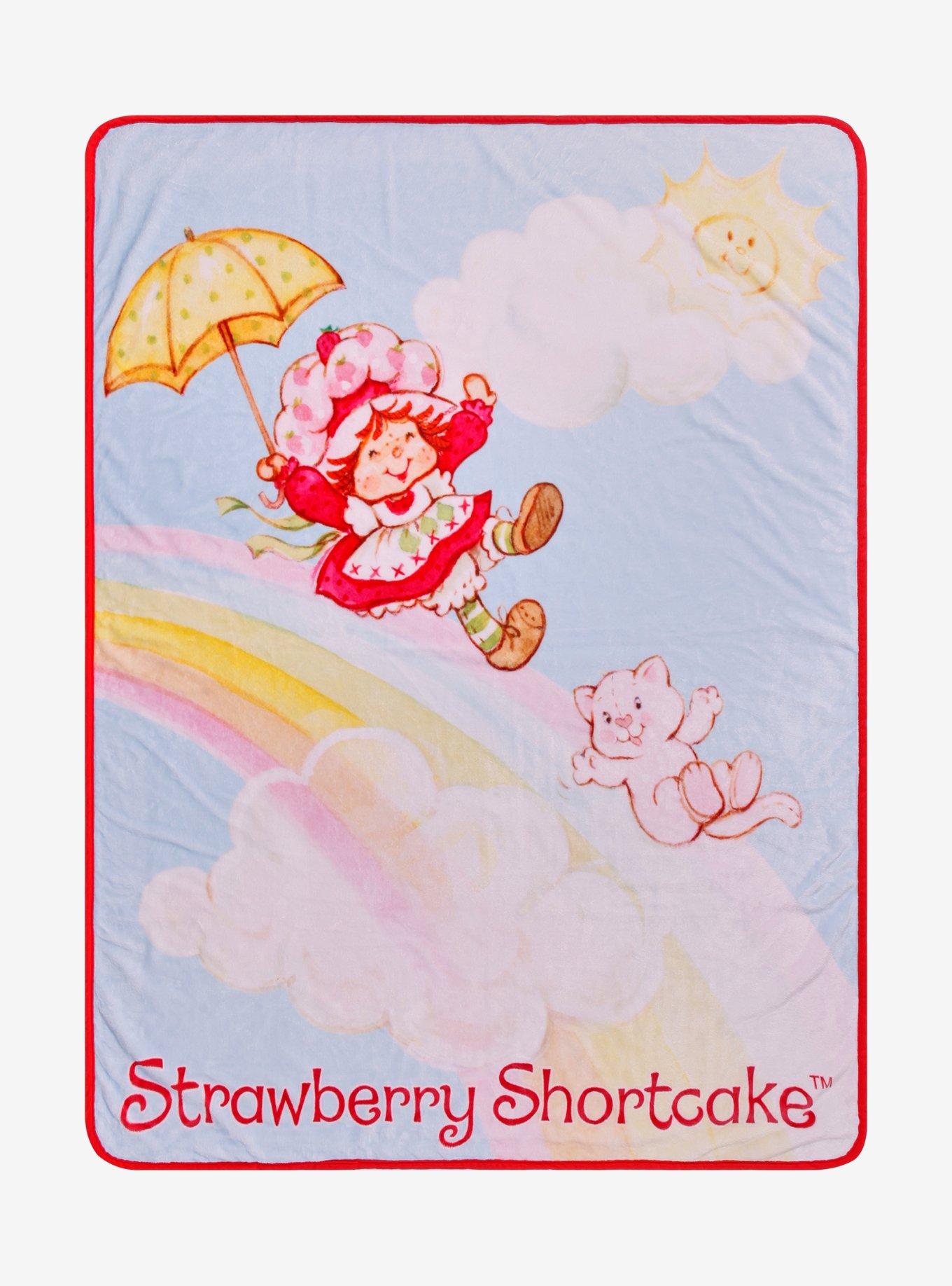 Strawberry Shortcake Rainbow Portrait Fleece Throw - BoxLunch Exclusive