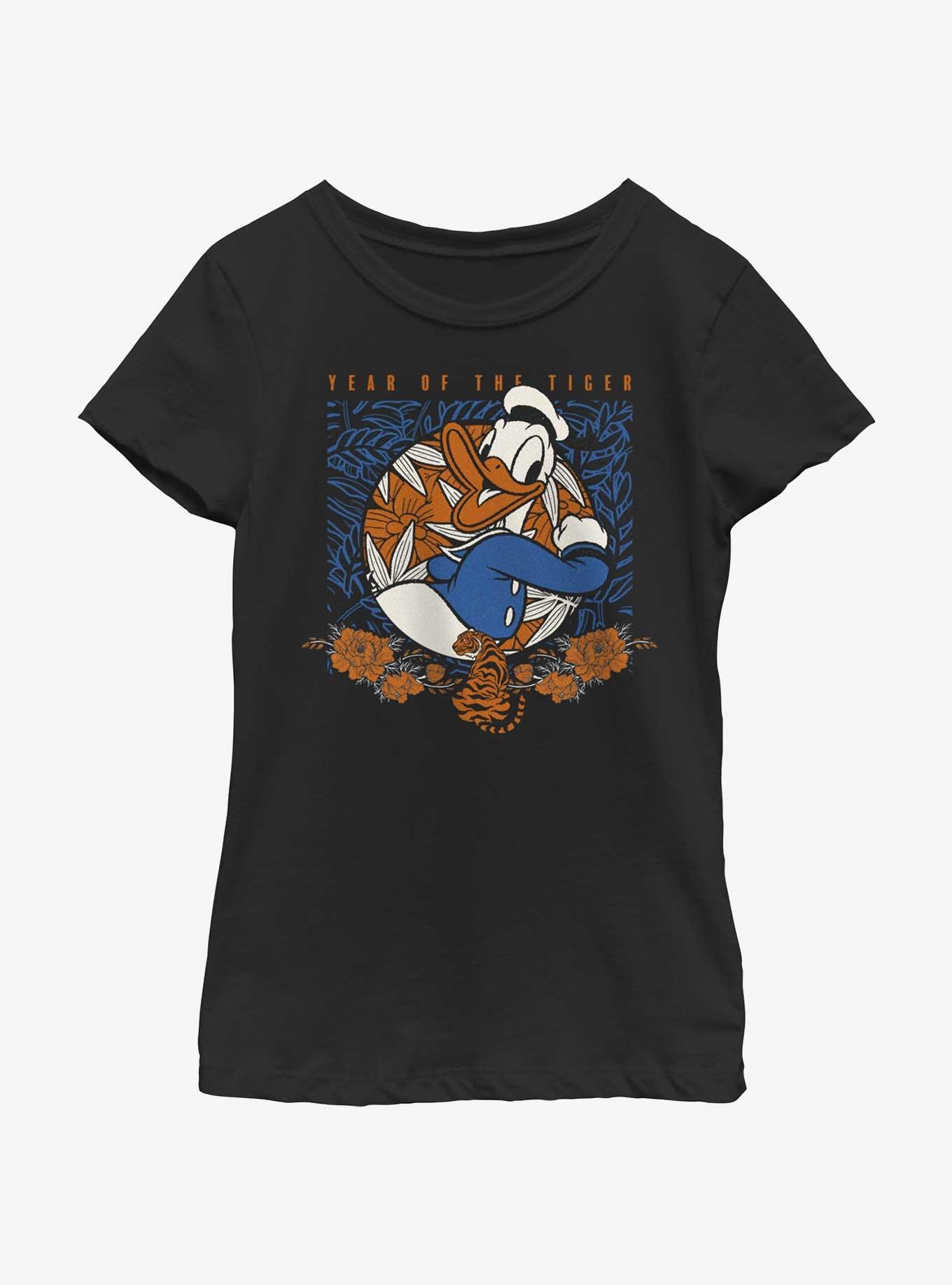 Disney Donald Duck Lunar Year Of The Tiger Youth Girls T-Shirt, , hi-res