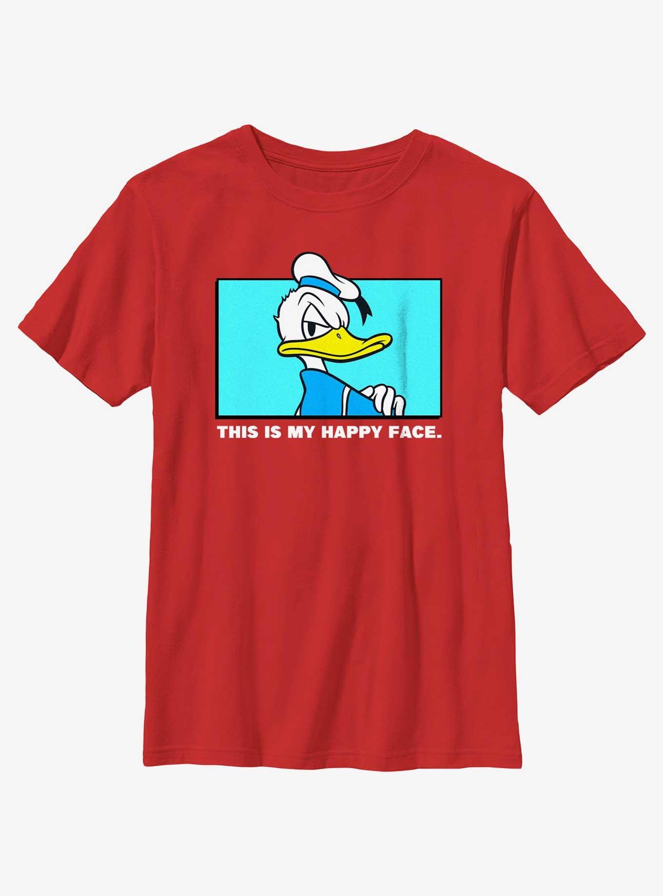 Disney Donald Duck Donald Attitude Youth T-Shirt, RED, hi-res