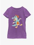 Disney Donald Duck Dragon Donald Youth Girls T-Shirt, PURPLE BERRY, hi-res