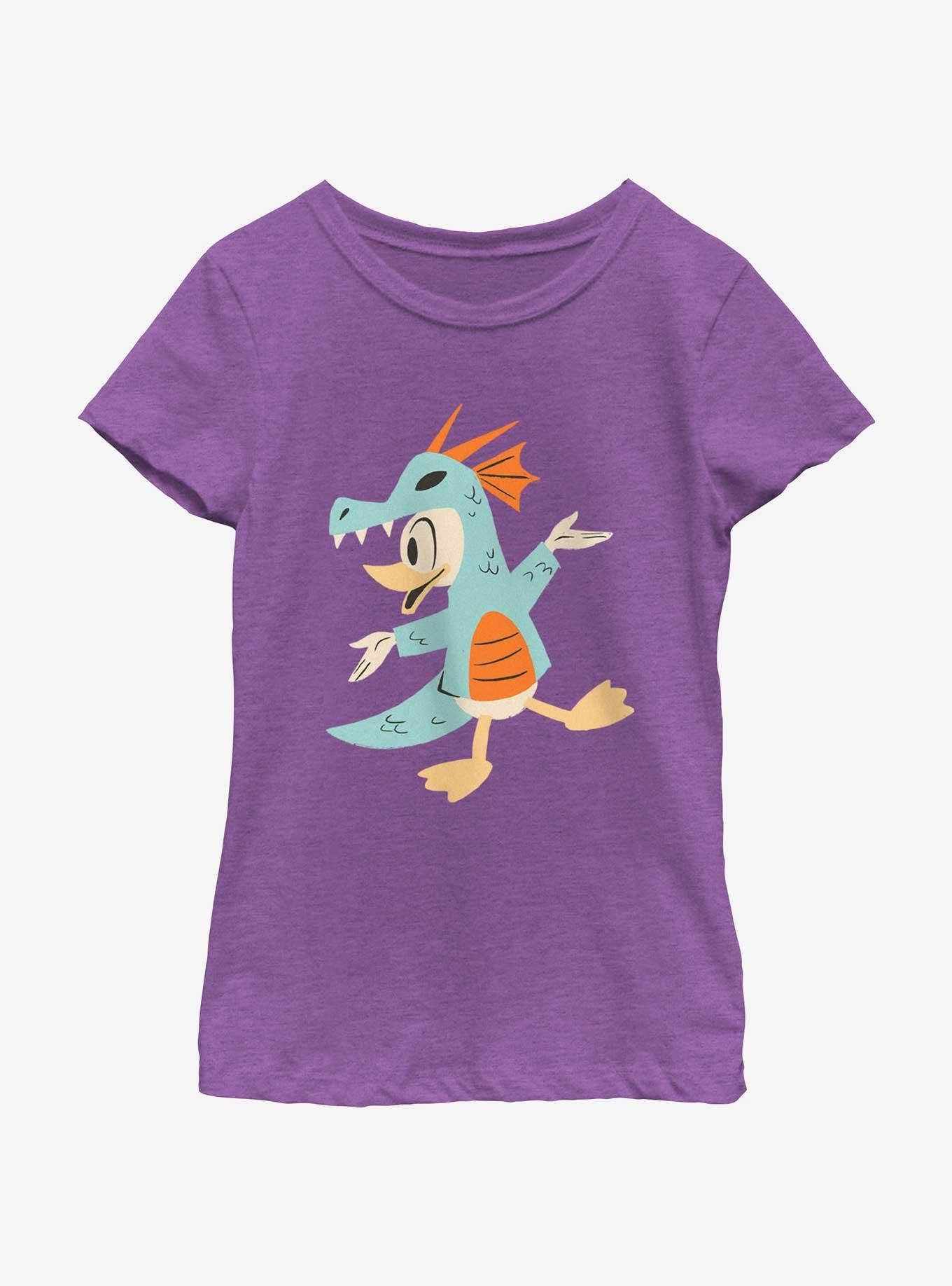 Disney Donald Duck Dragon Donald Youth Girls T-Shirt, , hi-res