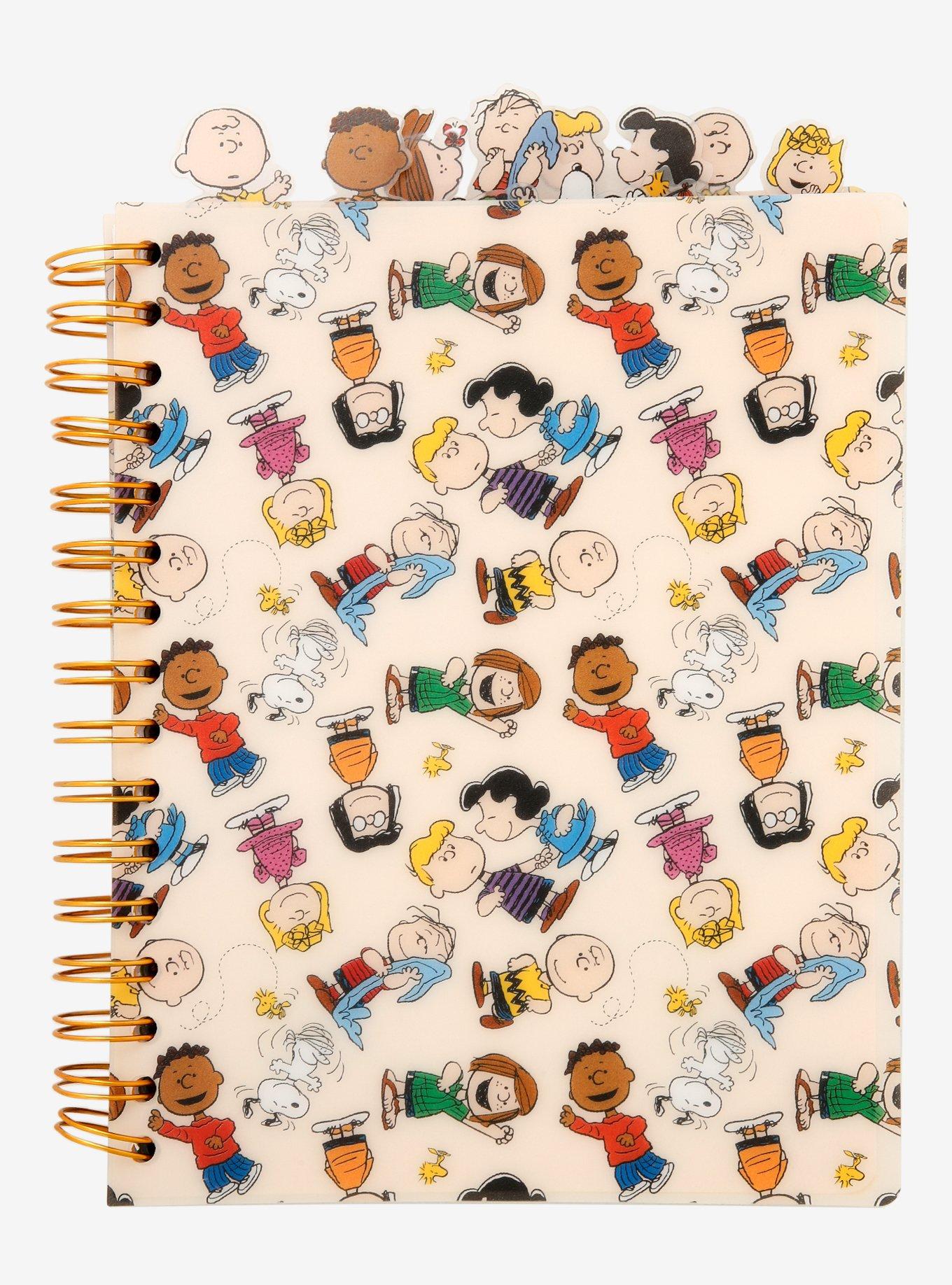 Peanuts Characters Allover Print Figural Tab Journal, , hi-res