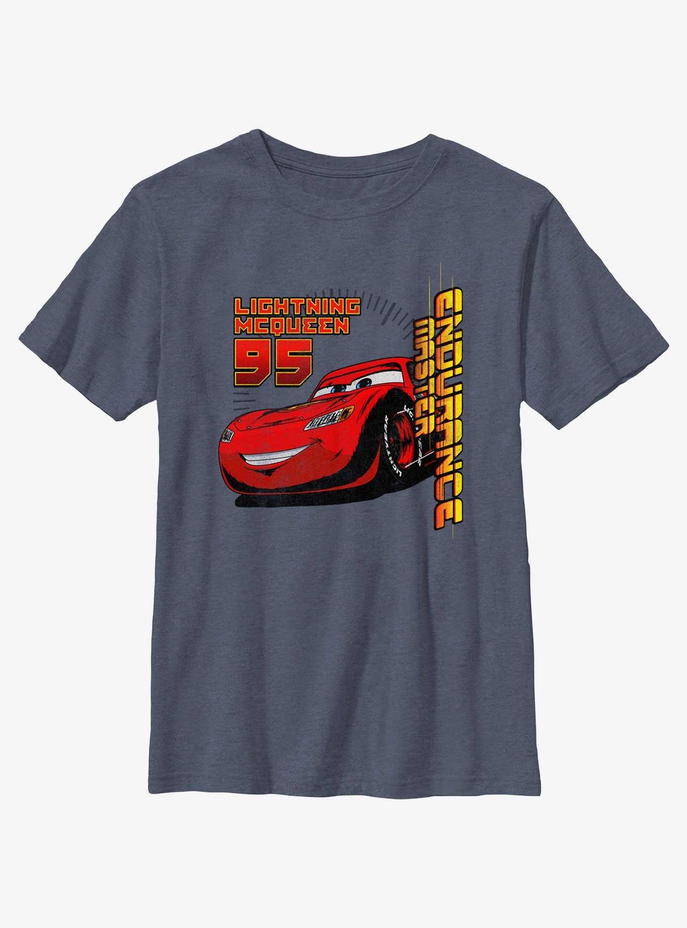 Disney Pixar Cars Endurance Master Youth T-Shirt, NAVY HTR, hi-res