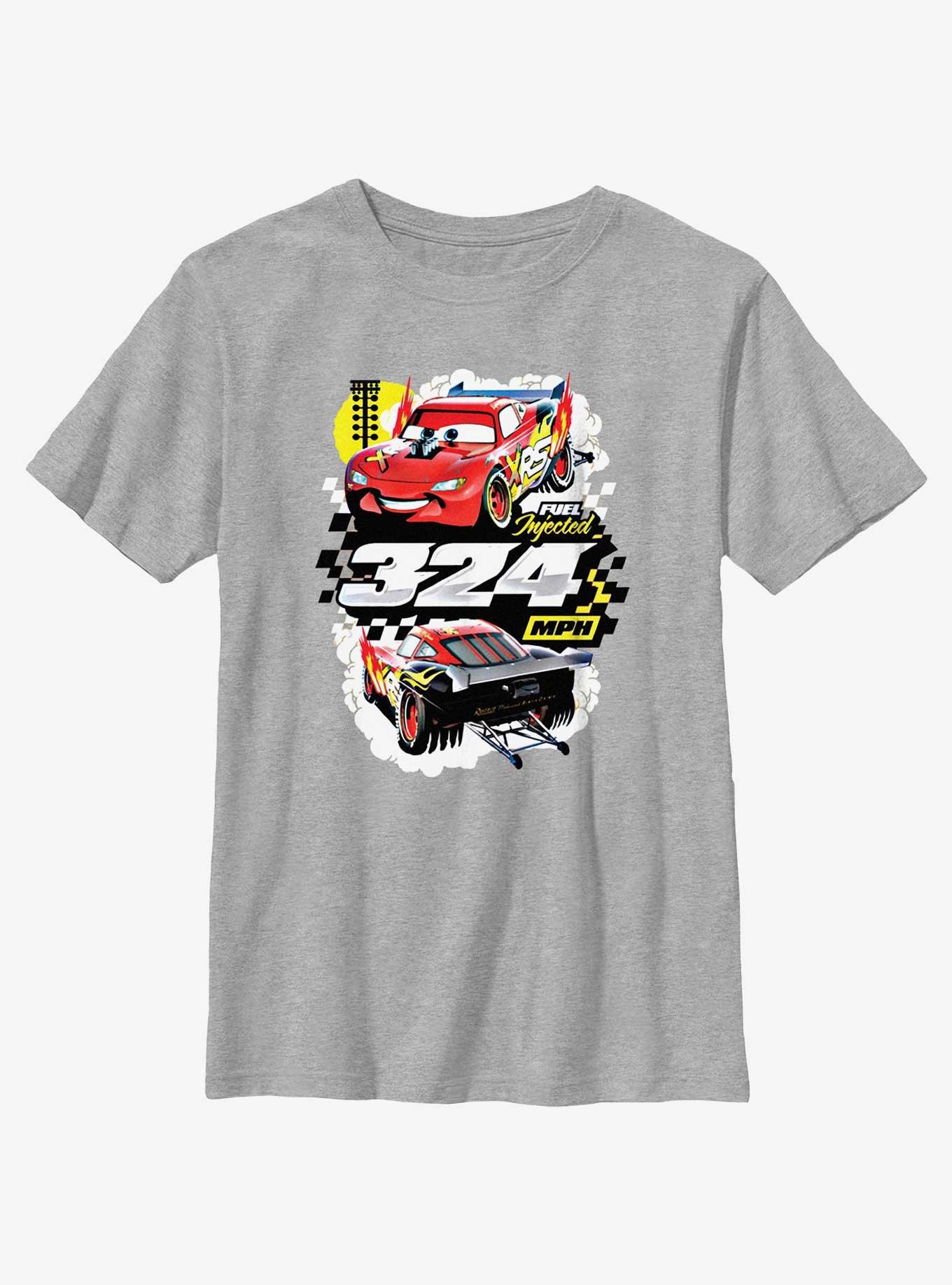 Disney Pixar Cars McQueen Fuel Youth T-Shirt, ATH HTR, hi-res