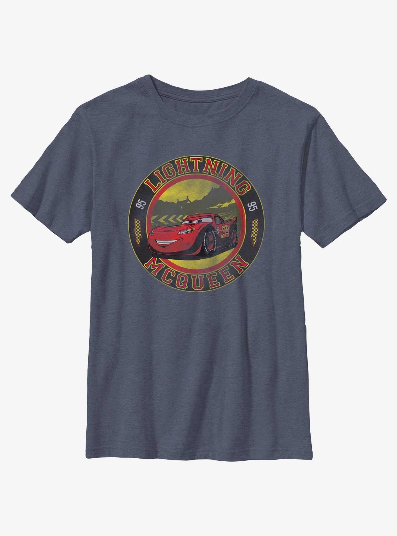 Disney Pixar Cars McQueen Badge Youth T-Shirt, , hi-res