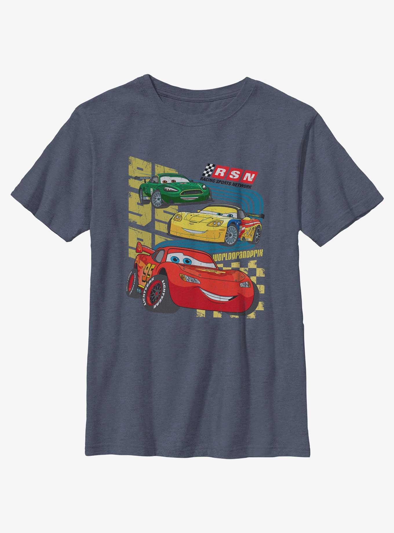 Disney Pixar Cars Follow The Tracks Youth T-Shirt, , hi-res