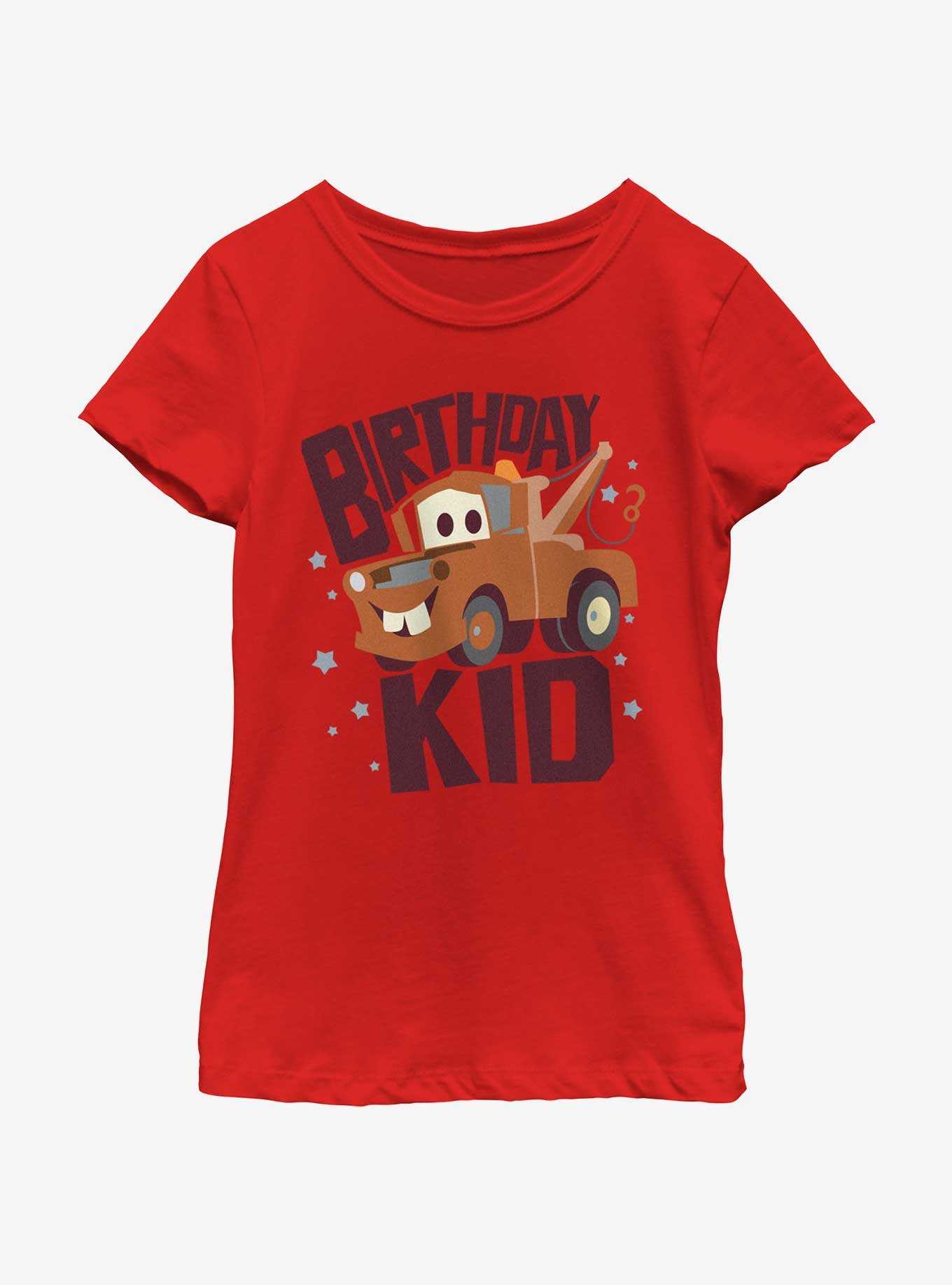 Disney Pixar Cars Mater Birthday Kid Youth Girls T-Shirt, , hi-res