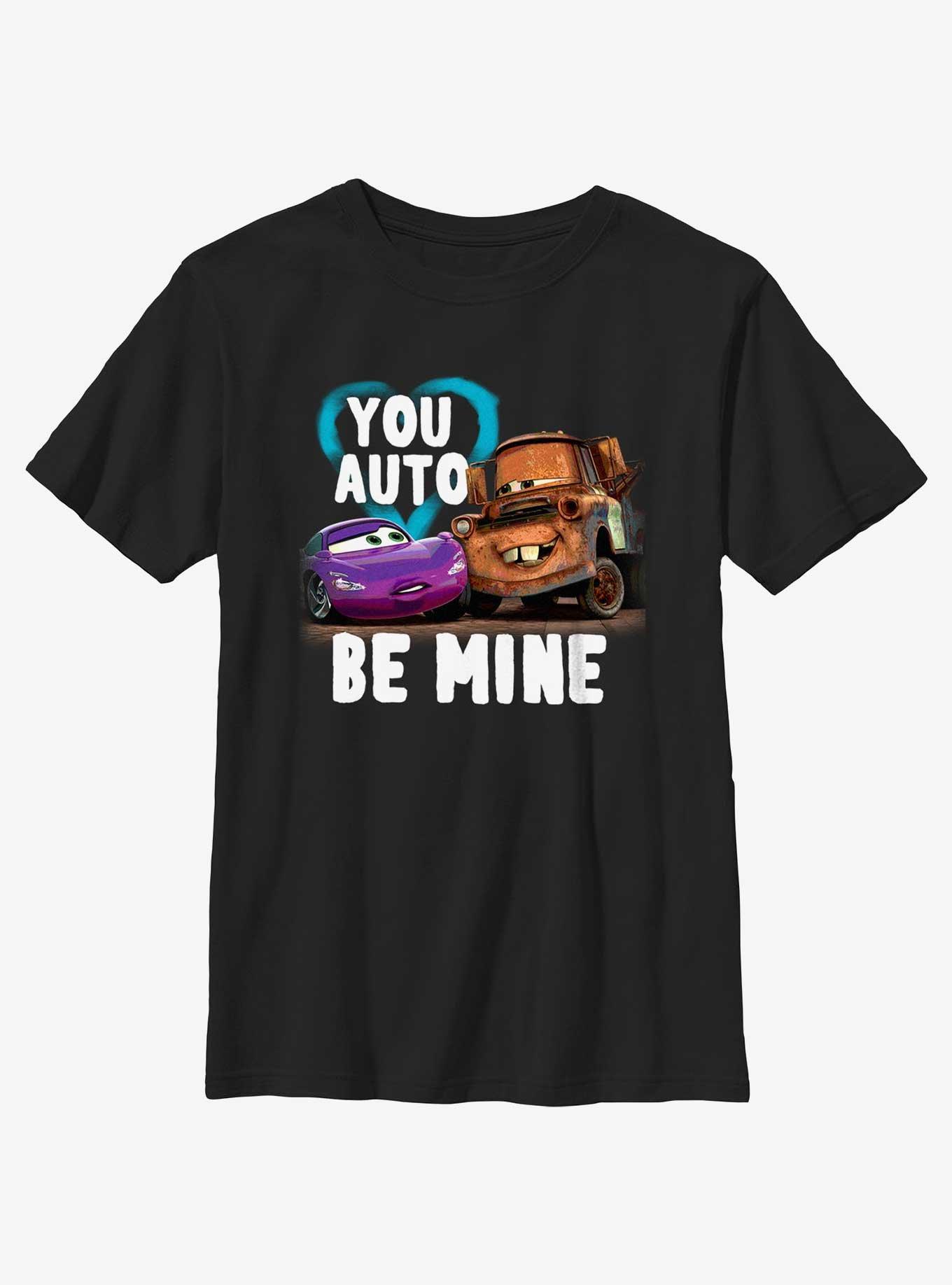Disney Pixar Cars You Auto Be Mine Youth T-Shirt, BLACK, hi-res
