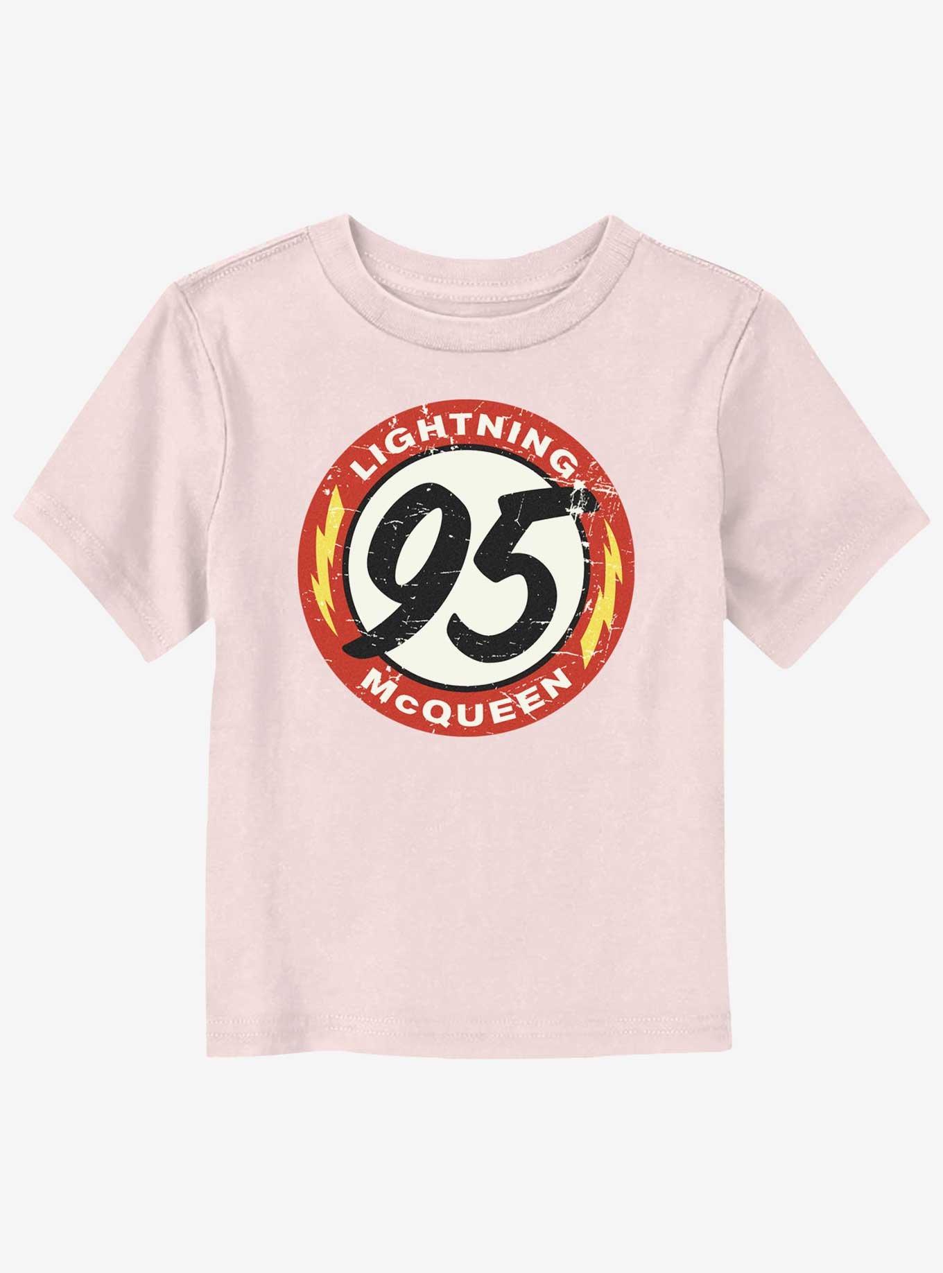 Disney Pixar Cars Lightning McQueen 95 Badge Toddler T-Shirt, , hi-res