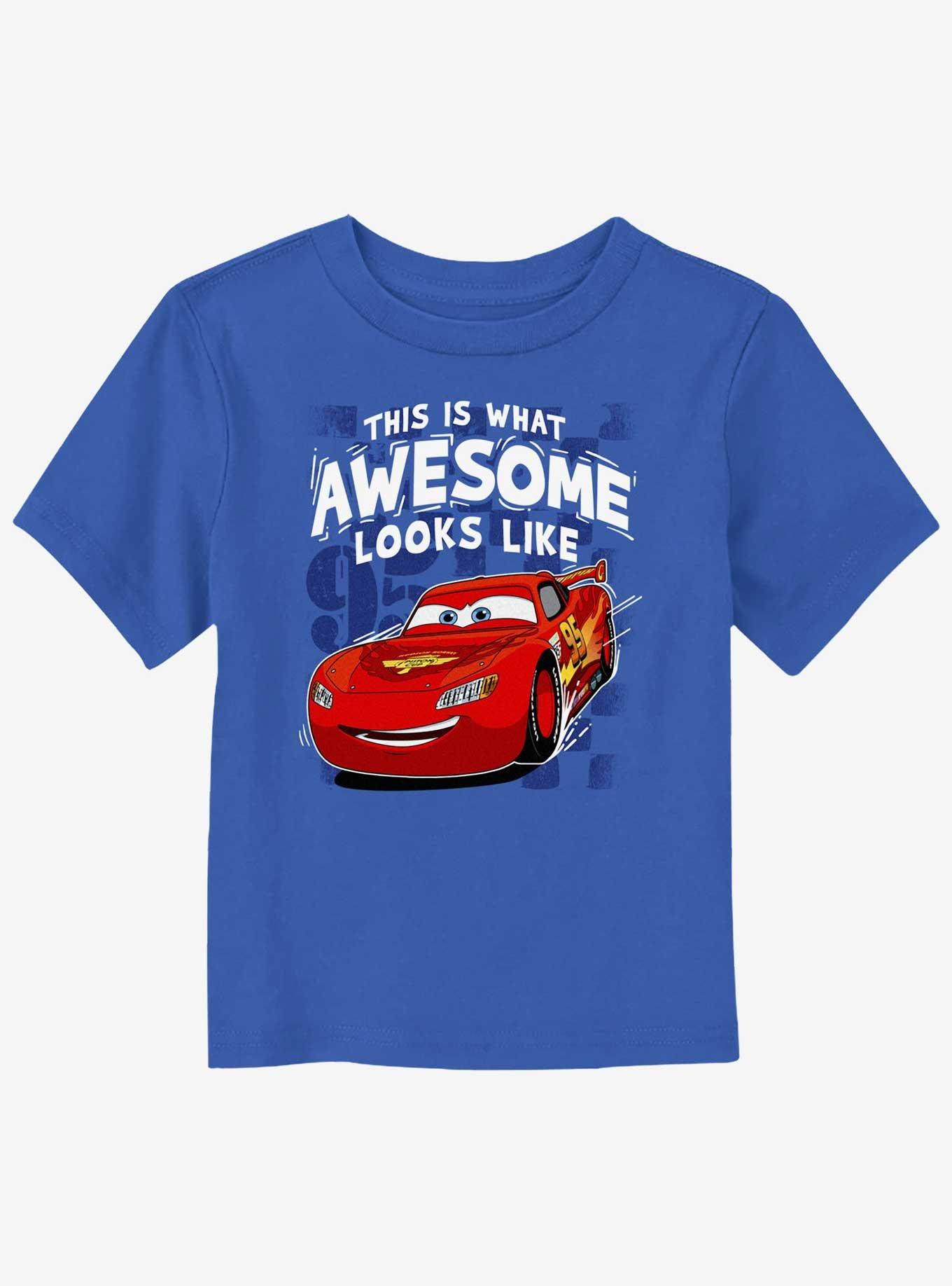 Disney Pixar Cars What Awesome Looks Like Toddler T-Shirt, ROYAL, hi-res