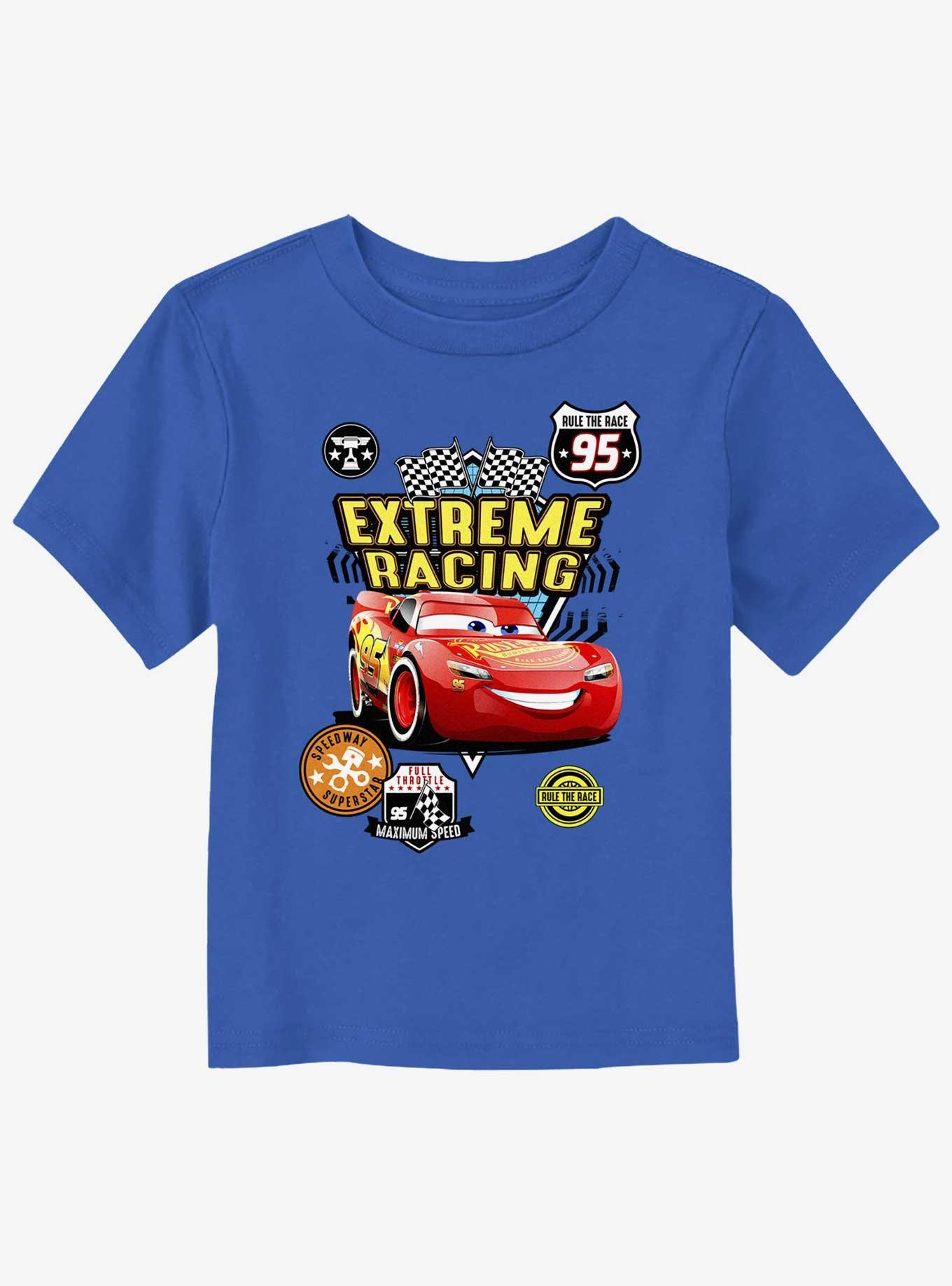 Disney Pixar Cars Extreme Racing Toddler T-Shirt, ROYAL, hi-res