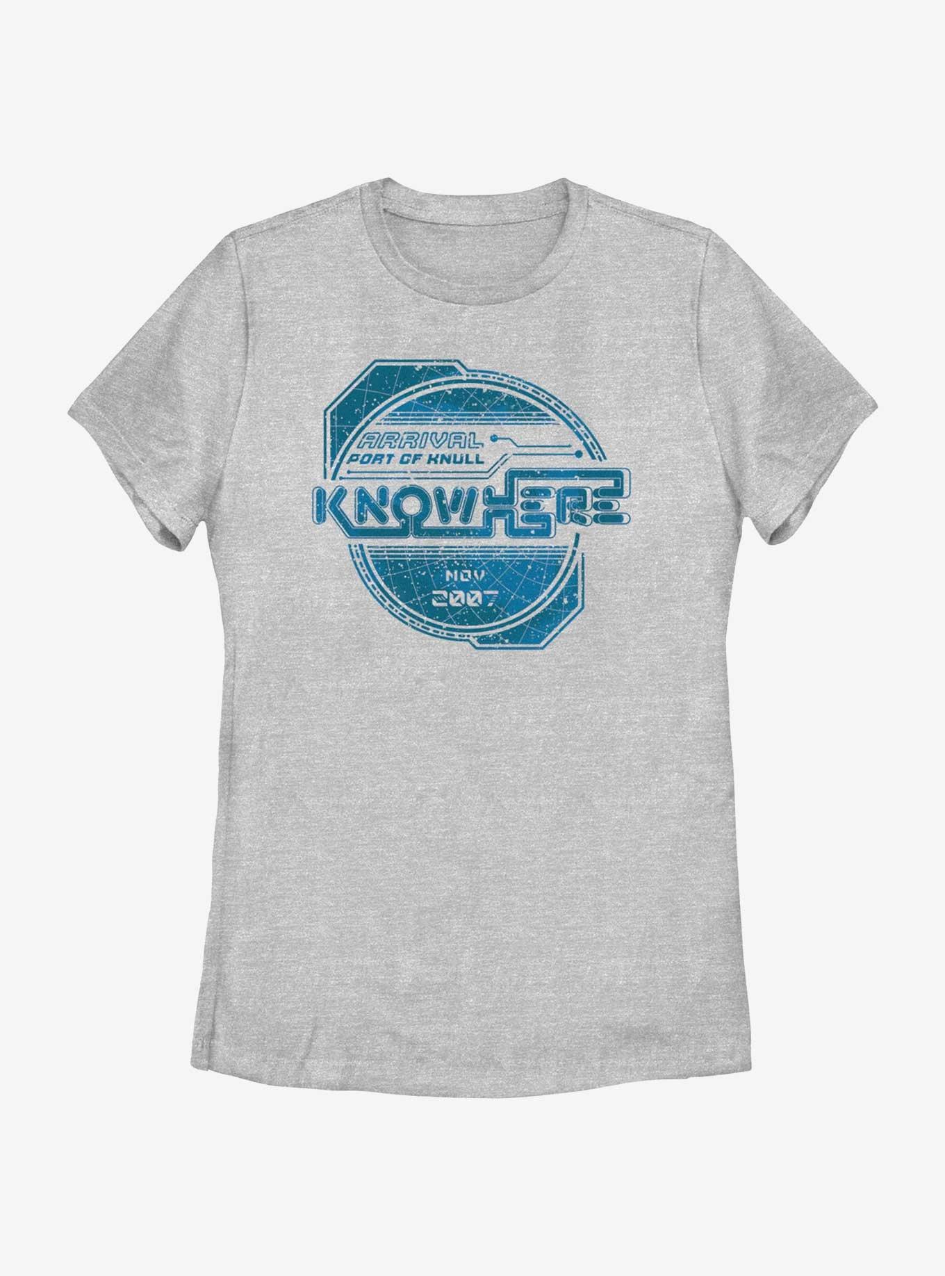 Marvel Avengers Knowhere Arrival Port Womens T-Shirt, , hi-res