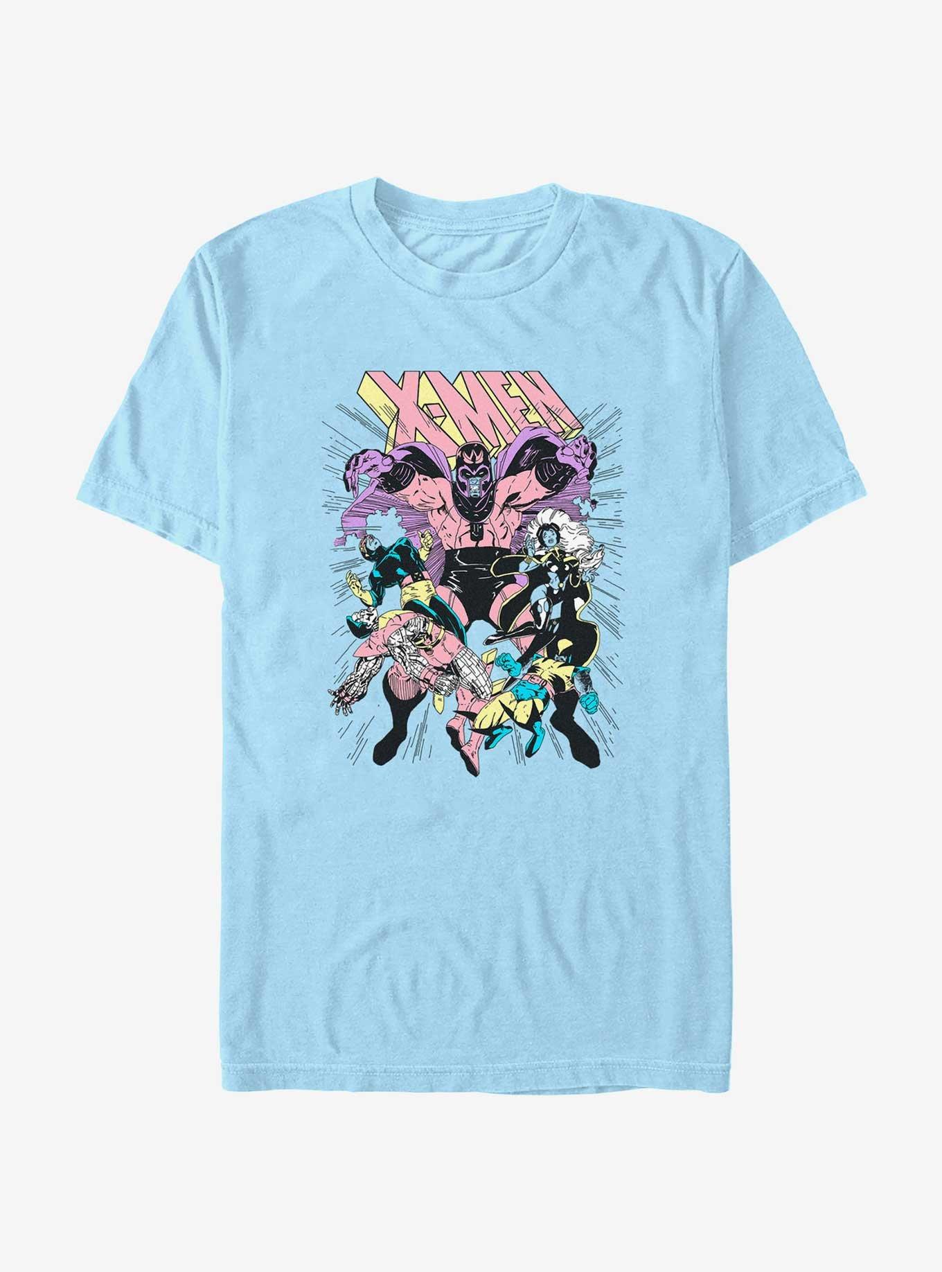 Marvel X-Men Battle Finish T-Shirt, LT BLUE, hi-res