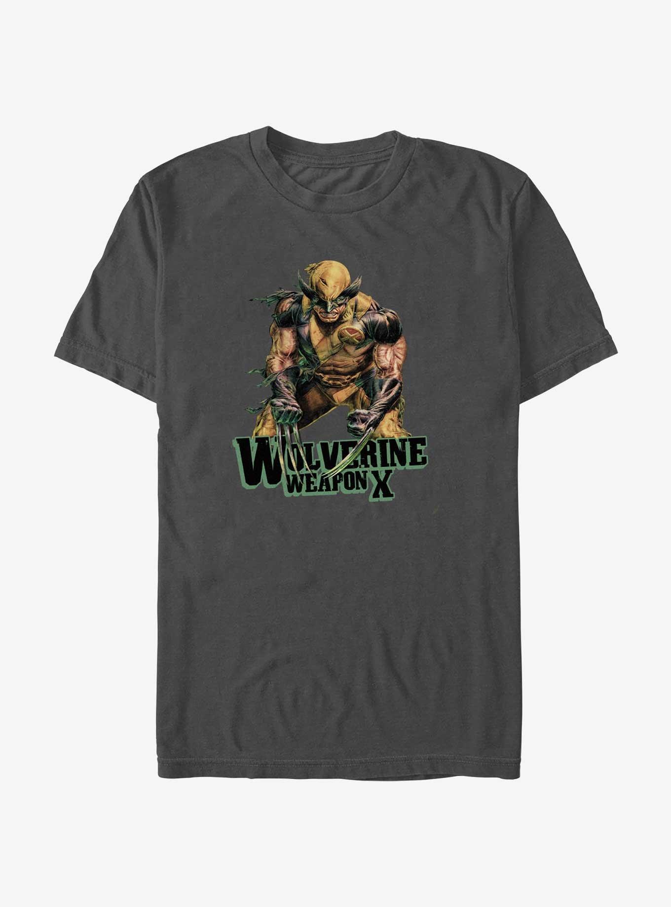 Marvel X-Men Wolverine Weapon X T-Shirt, CHARCOAL, hi-res