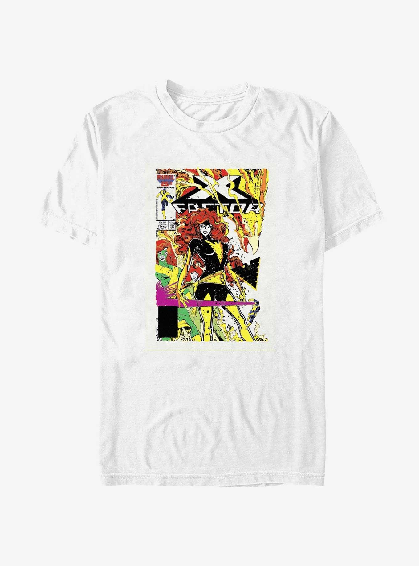Marvel X-Men X Factor Phoenix Comic Cover T-Shirt, WHITE, hi-res