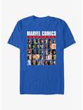 Marvel Comics Avengers Characters T-Shirt, ROYAL, hi-res