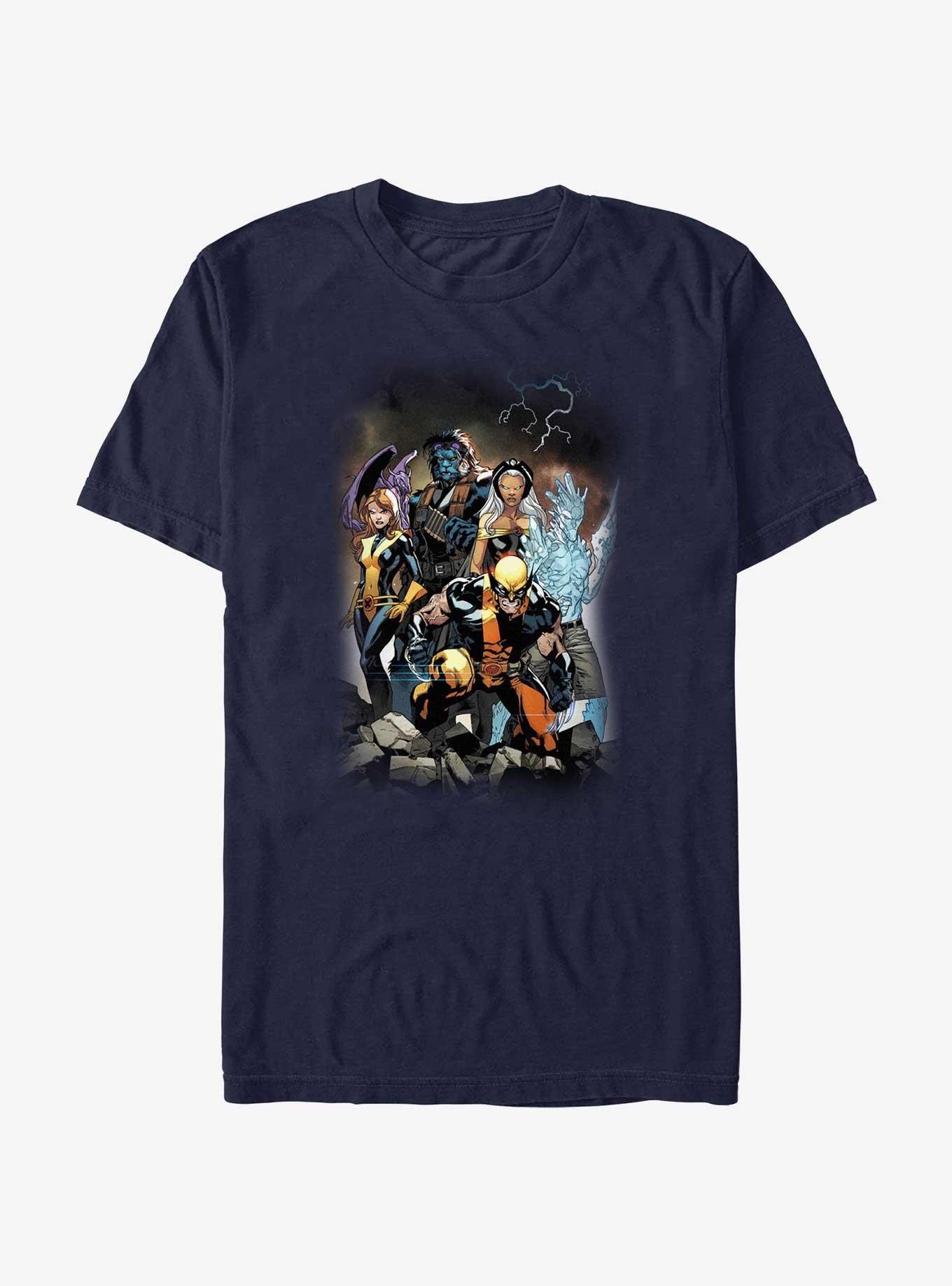 Marvel X-Men Attack Stance Poster T-Shirt, , hi-res