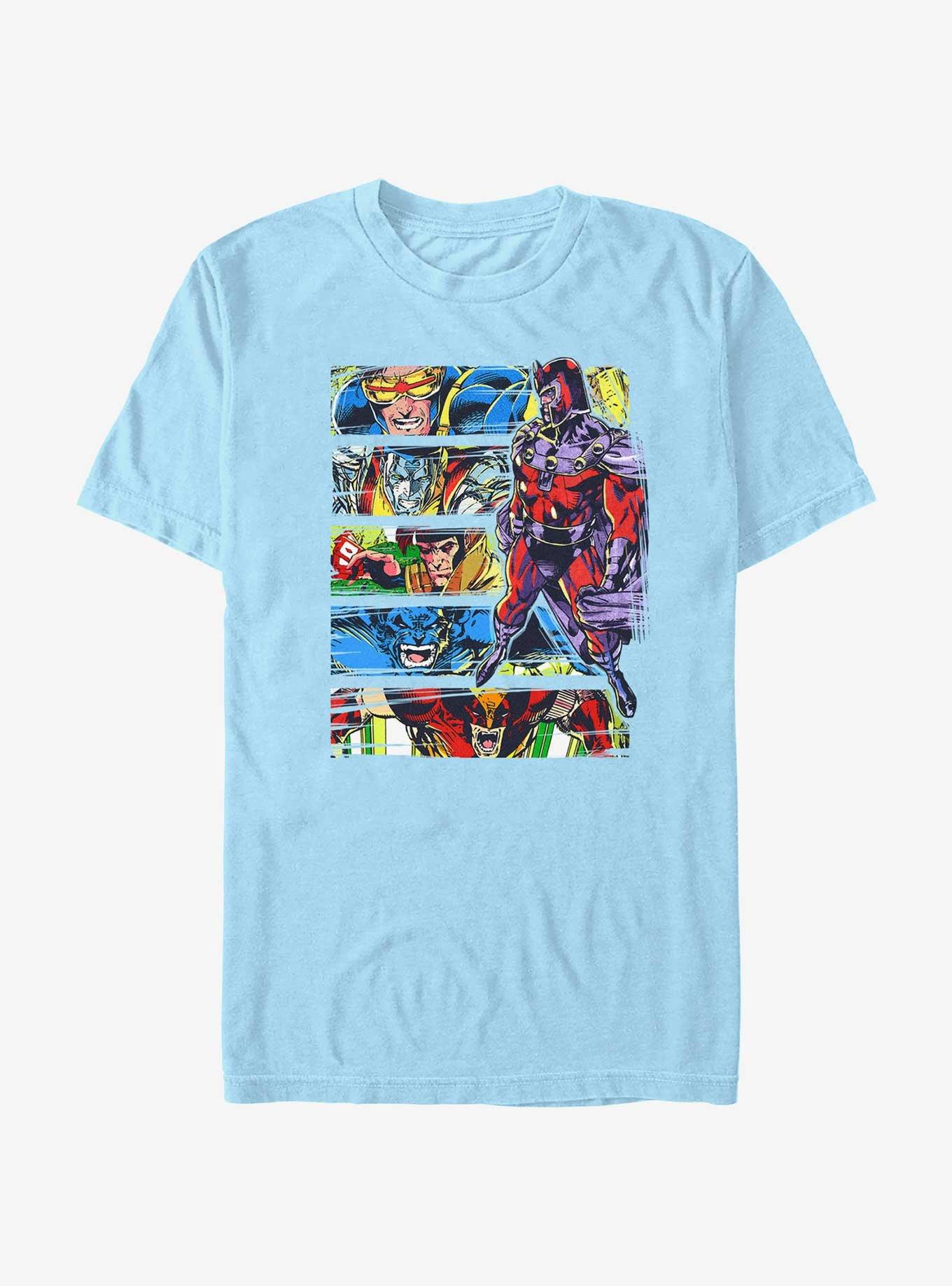 Marvel X-Men Dominion Panels T-Shirt, LT BLUE, hi-res
