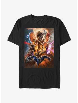 Marvel X-Men Battle Poster T-Shirt, , hi-res