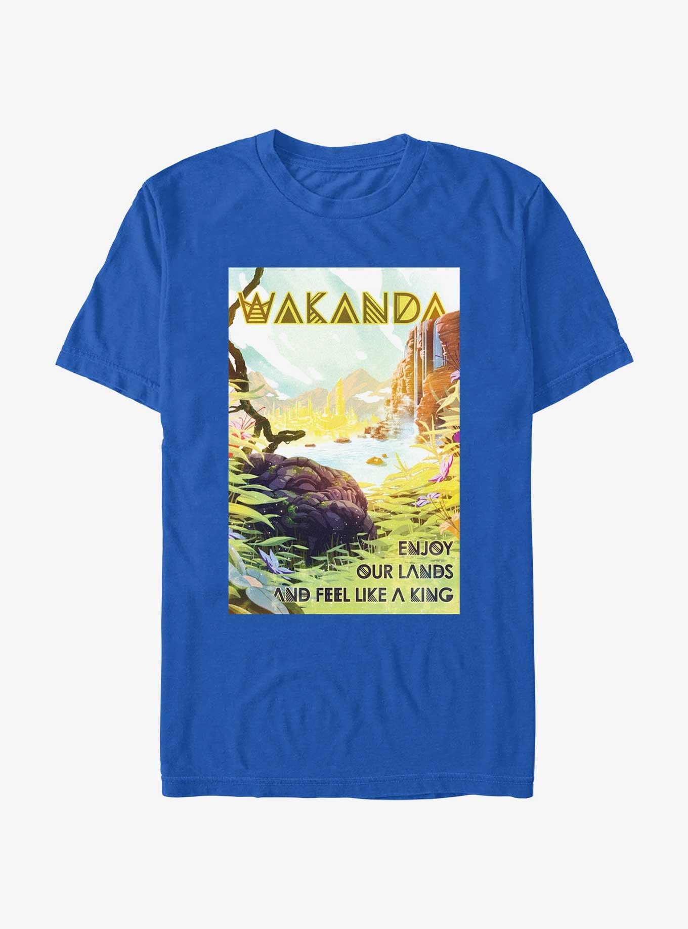 Marvel Avengers Wakanda Quote T-Shirt, ROYAL, hi-res