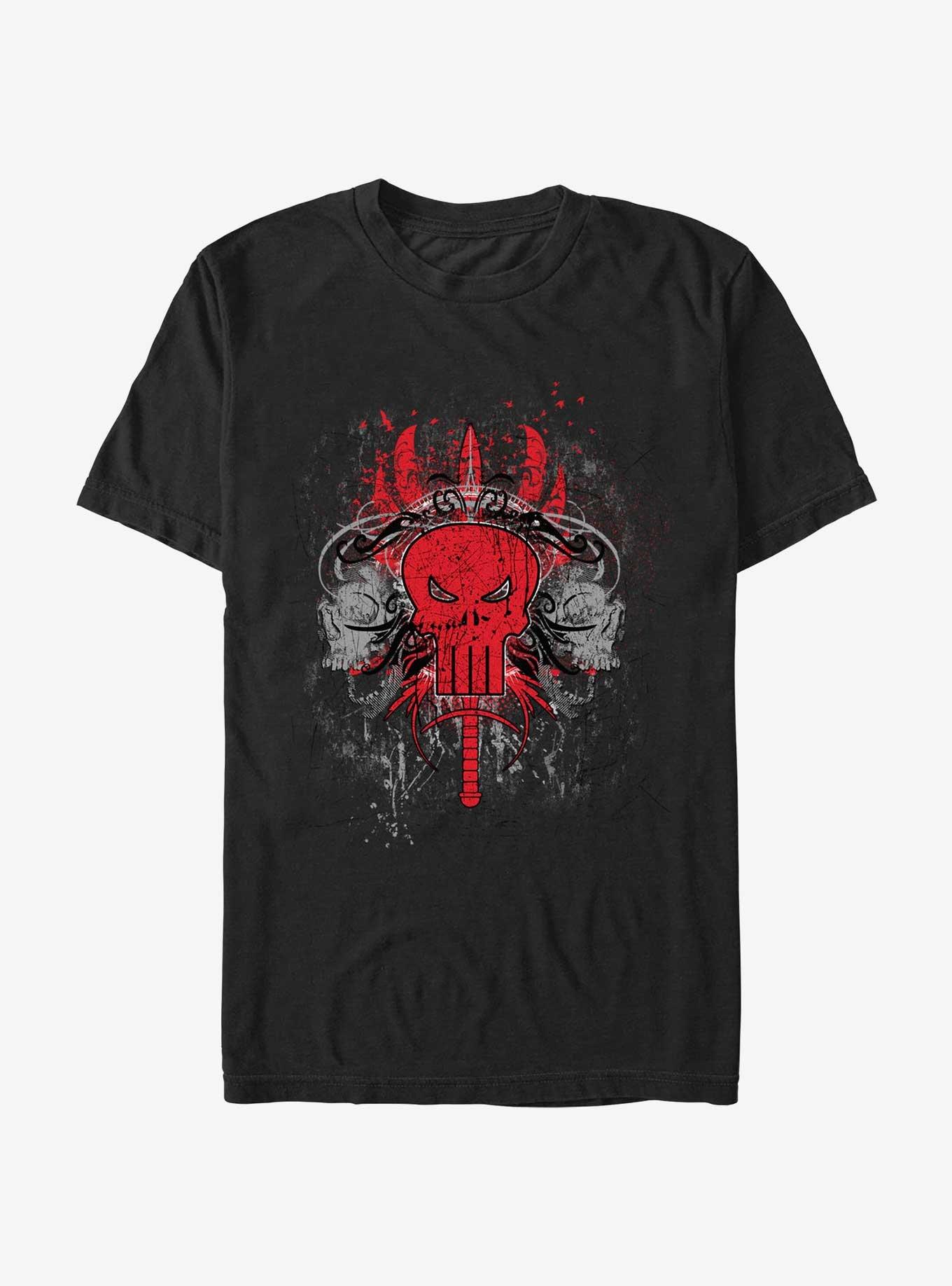 Marvel Punisher Tattoo T-Shirt, , hi-res