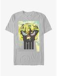Marvel Punisher Skull Overlay  T-Shirt, SILVER, hi-res