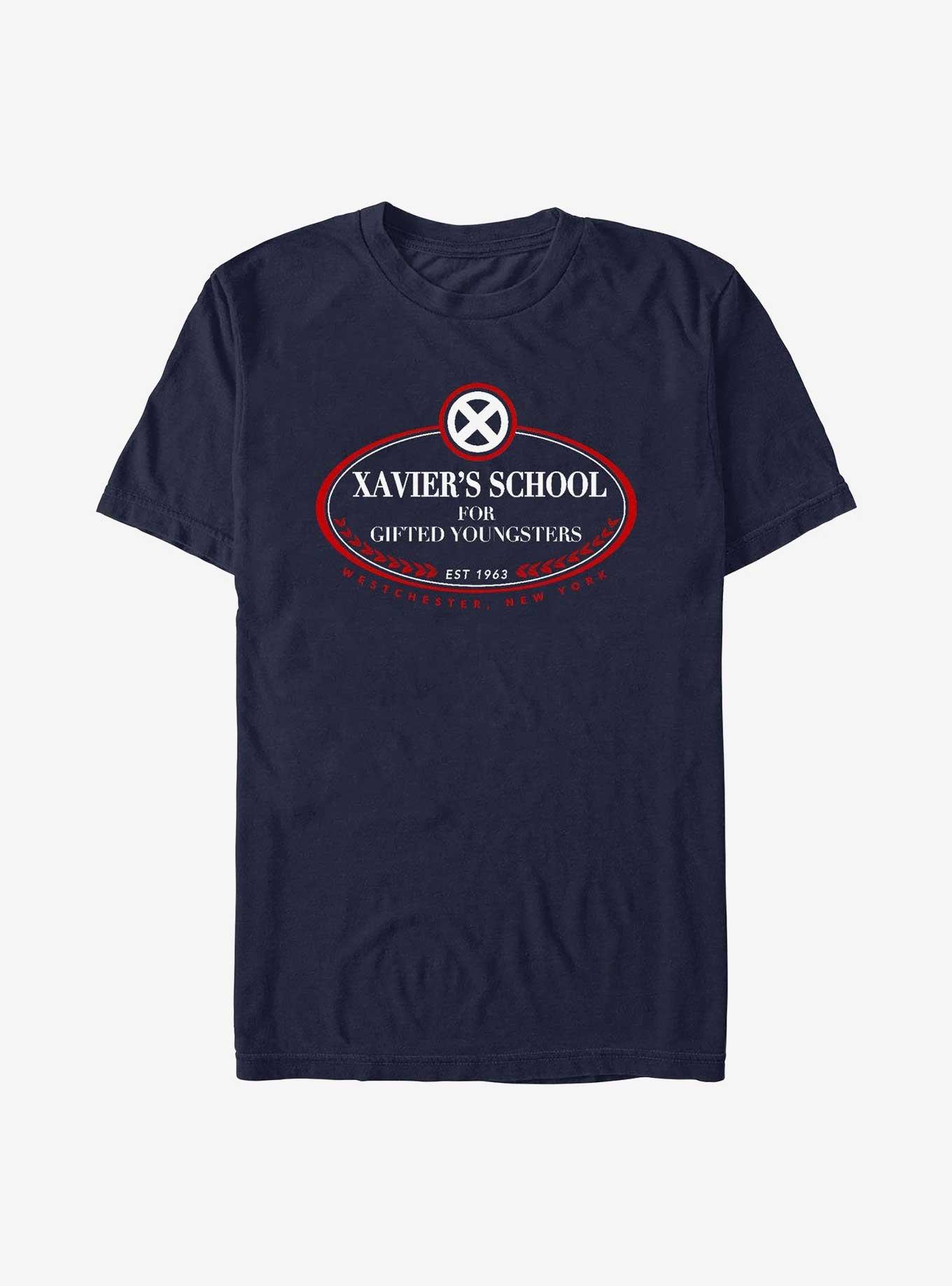 Marvel X-Men Xaviers School For Gifted Youngsters T-Shirt, NAVY, hi-res