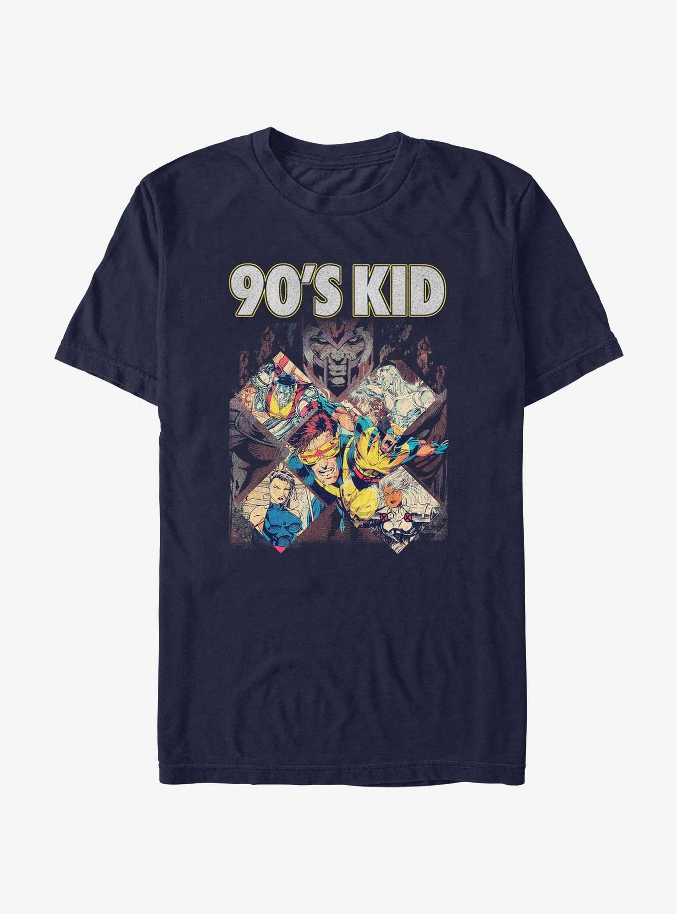 Marvel X-Men 90s Kid T-Shirt, NAVY, hi-res