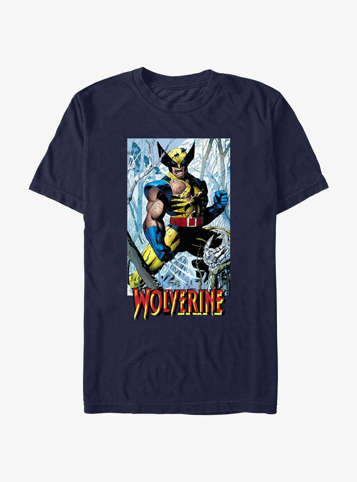 Marvel X-Men Wolverine Poster Portrait T-Shirt, , hi-res