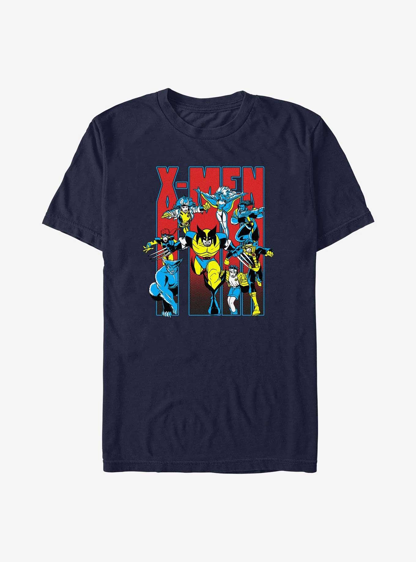 Marvel X-Men Team Run Panels T-Shirt