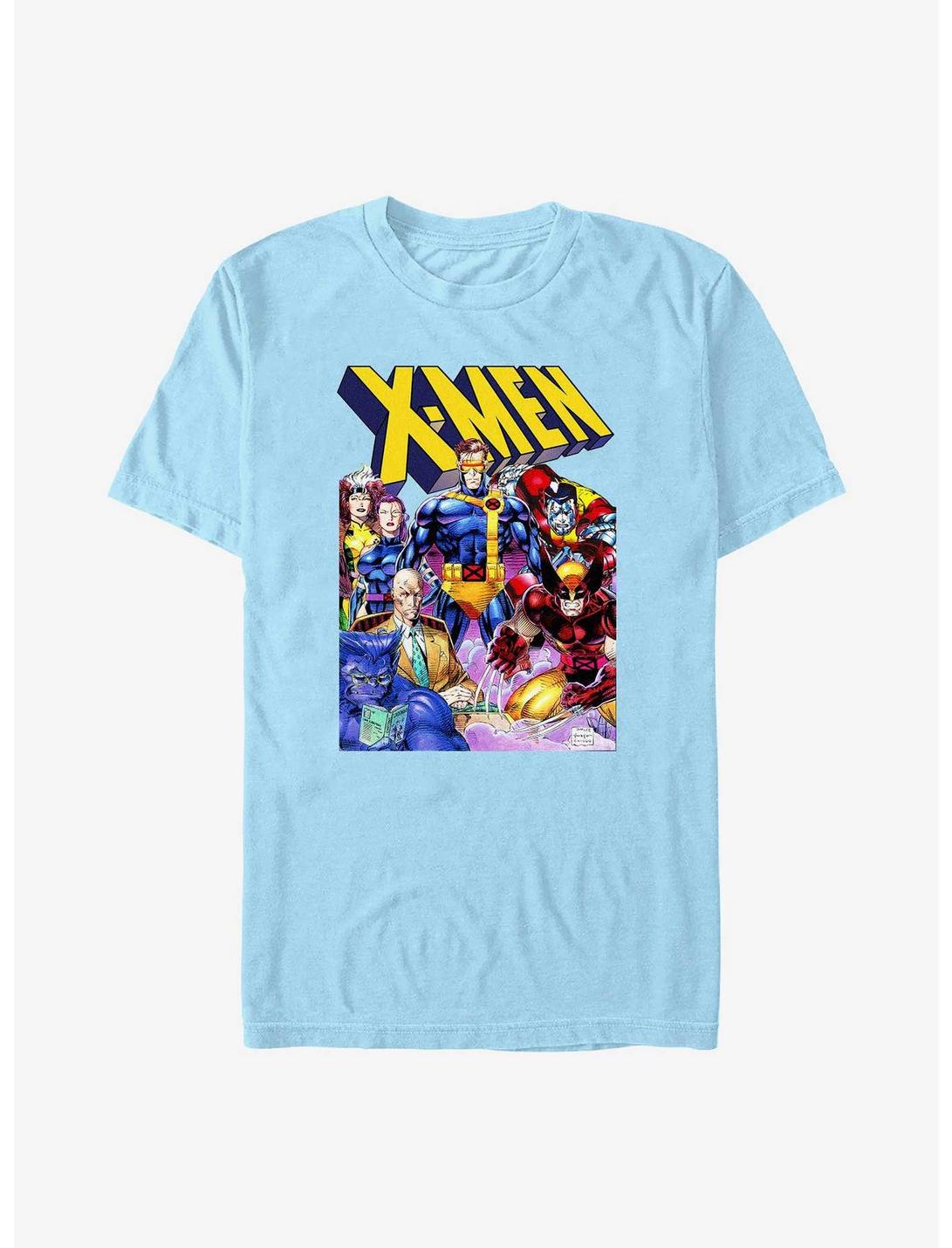 Marvel X-Men Iconic Group T-Shirt, LT BLUE, hi-res