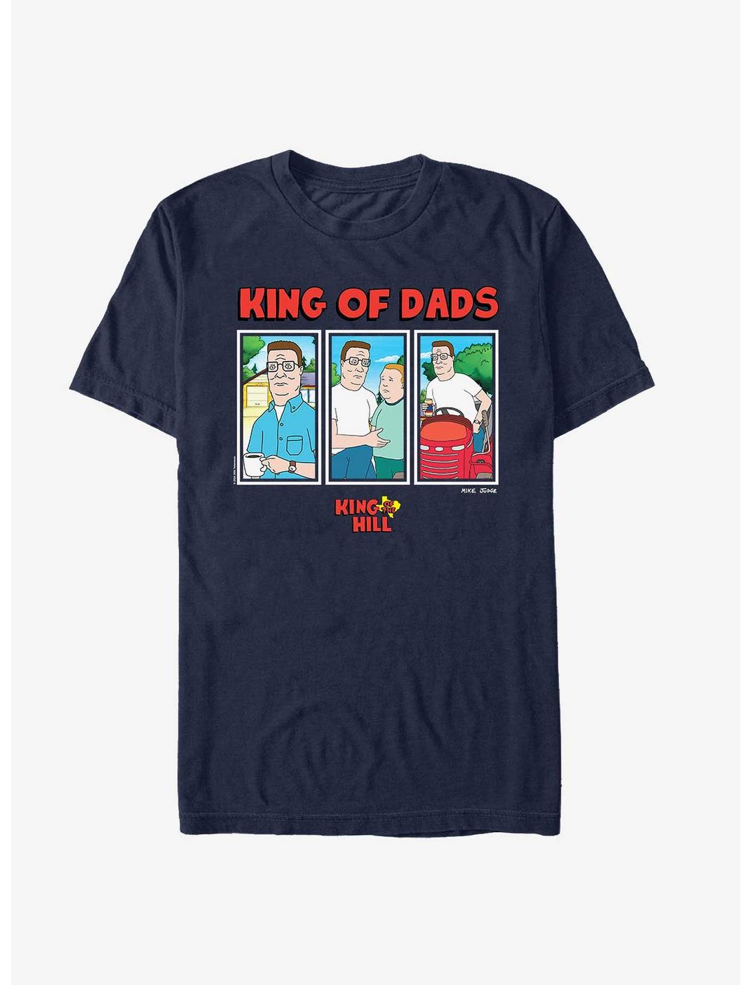King of the Hill King Of Dads T-Shirt, NAVY, hi-res