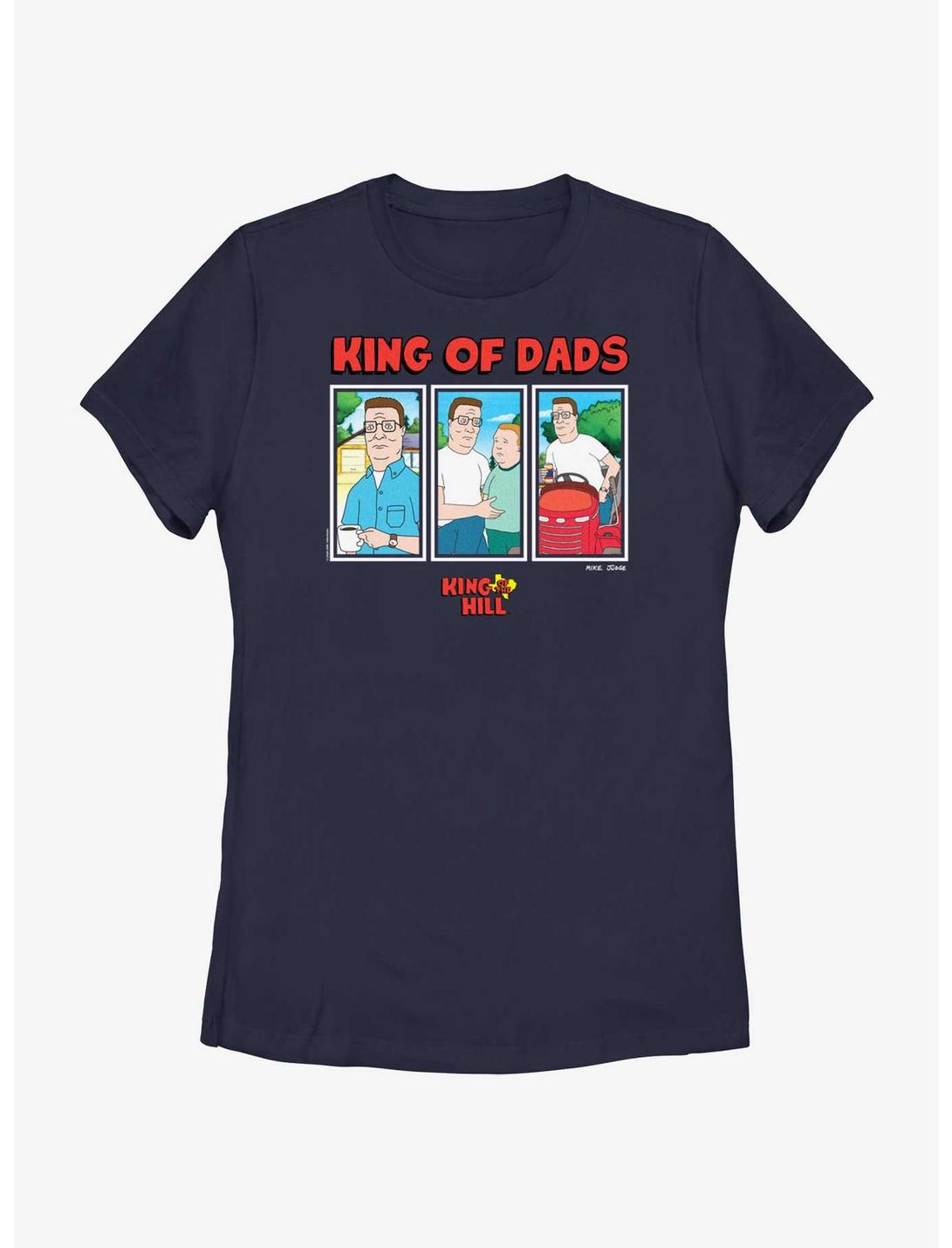 King of the Hill King Of Dads Women's T-Shirt, NAVY, hi-res
