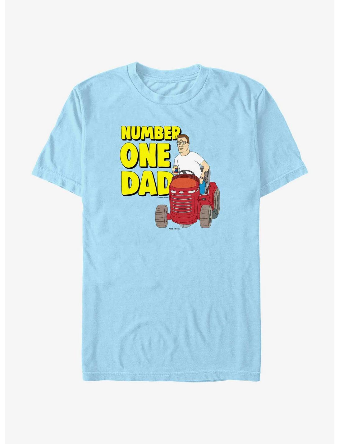King of the Hill Number One Dad T-Shirt, LT BLUE, hi-res