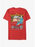 King of the Hill Hank Mowing T-Shirt, RED, hi-res