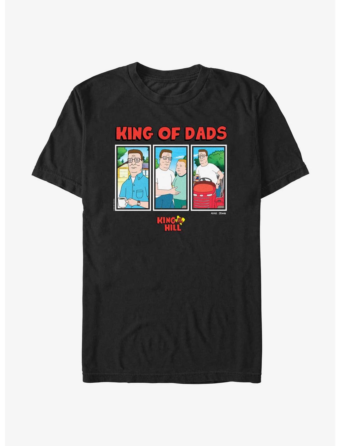 King of the Hill King Of Dads T-Shirt, BLACK, hi-res