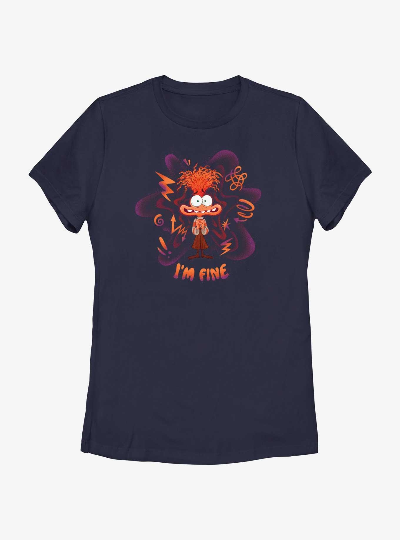 Disney Pixar Inside Out 2 Anxiety I Am Fine Womens T-Shirt, , hi-res