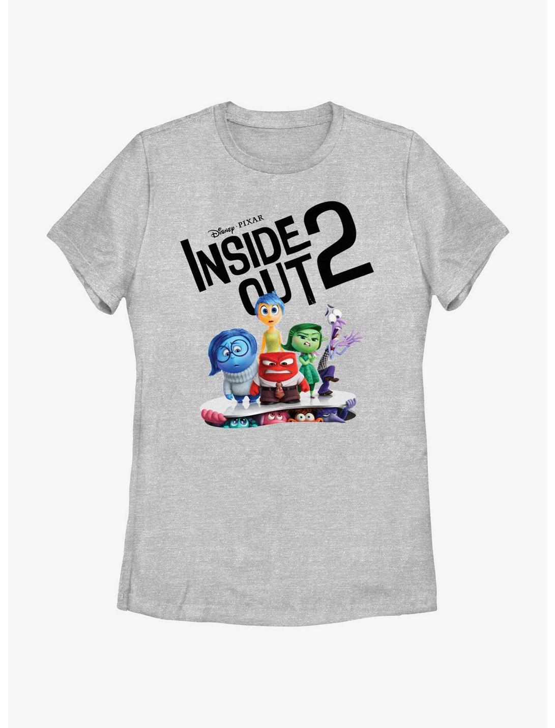 Disney Pixar Inside Out 2 All The Emotions Womens T-Shirt, ATH HTR, hi-res