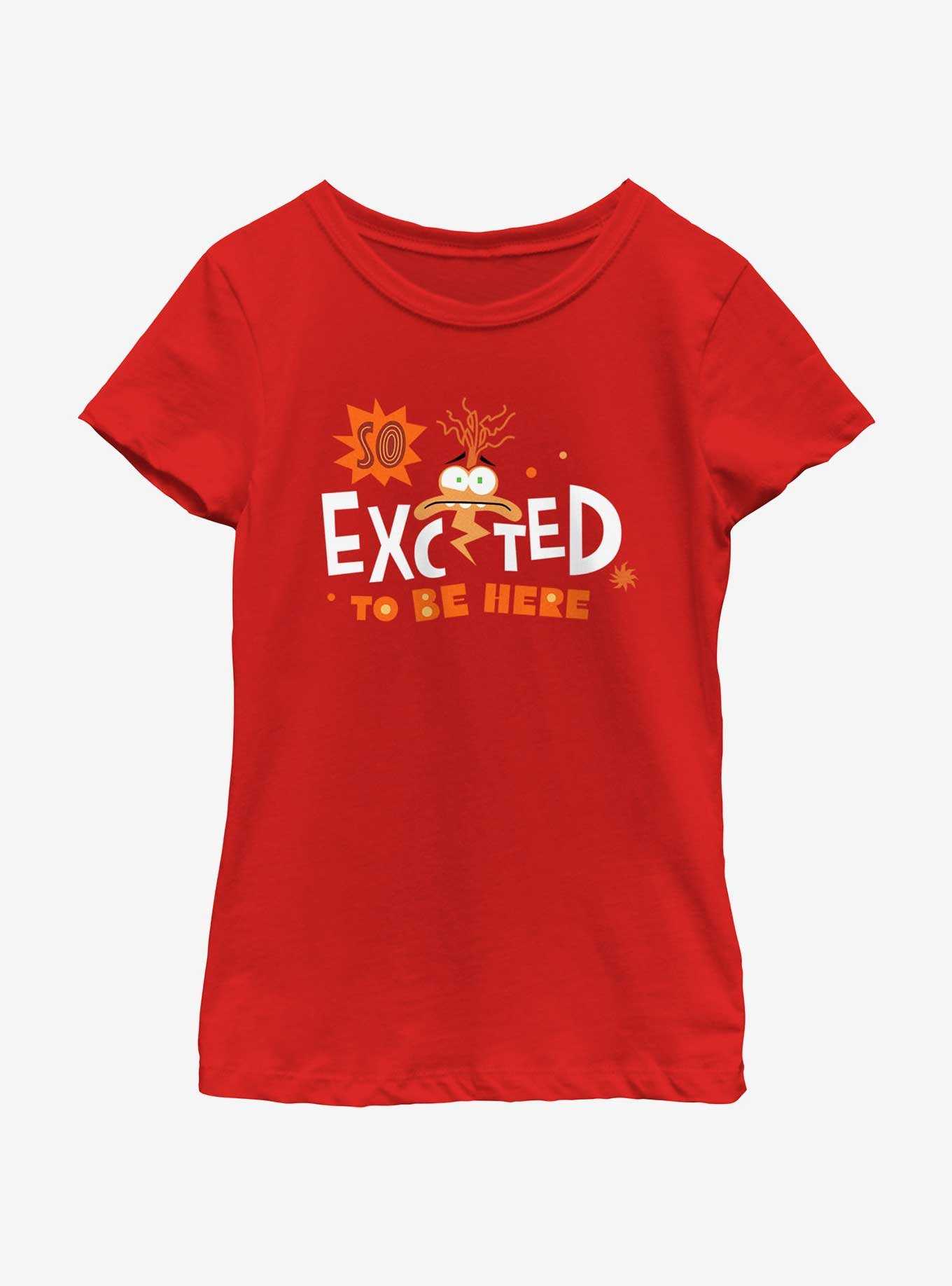 Disney Pixar Inside Out 2 Anxiety So Excited To Be Here Youth Girls T-Shirt, , hi-res