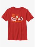 Disney Pixar Inside Out 2 Anxiety So Excited To Be Here Youth T-Shirt, RED, hi-res