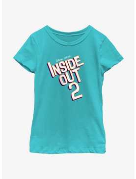 Disney Pixar Inside Out 2 Logo Youth Girls T-Shirt, , hi-res