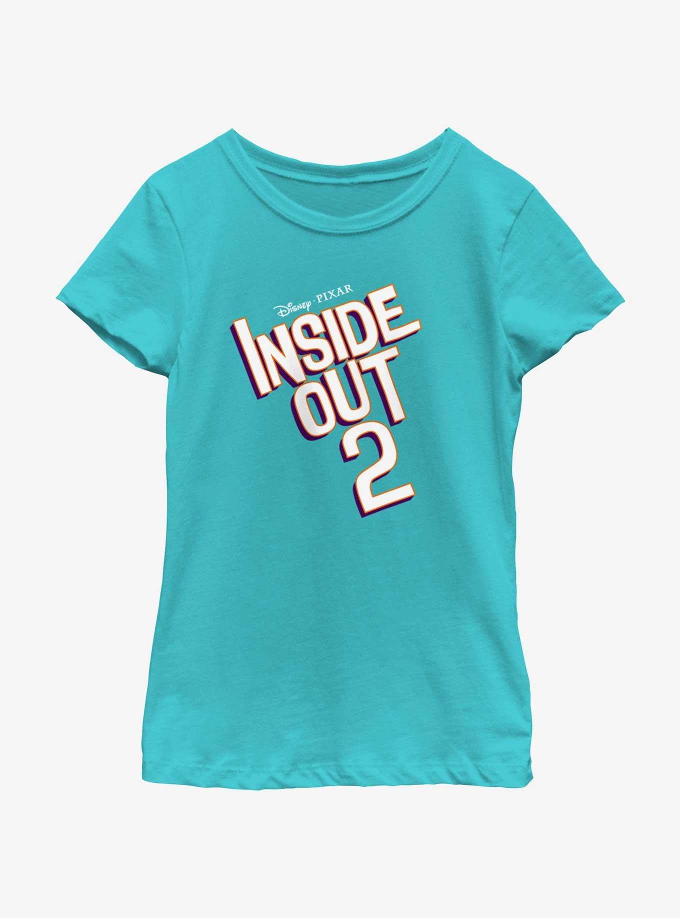 Disney Pixar Inside Out 2 Logo Youth Girls T-Shirt, , hi-res
