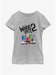 Disney Pixar Inside Out 2 All The Emotions Youth Girls T-Shirt, ATH HTR, hi-res