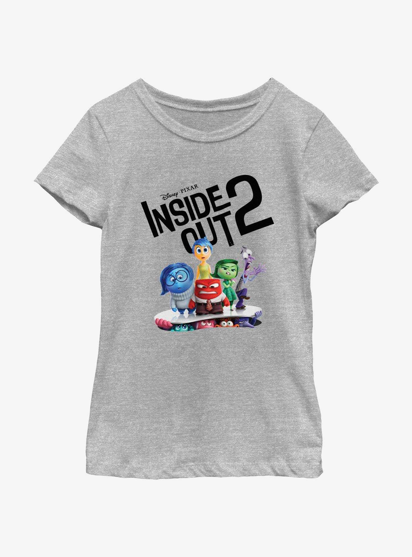 Disney Pixar Inside Out 2 All The Emotions Youth Girls T-Shirt, , hi-res
