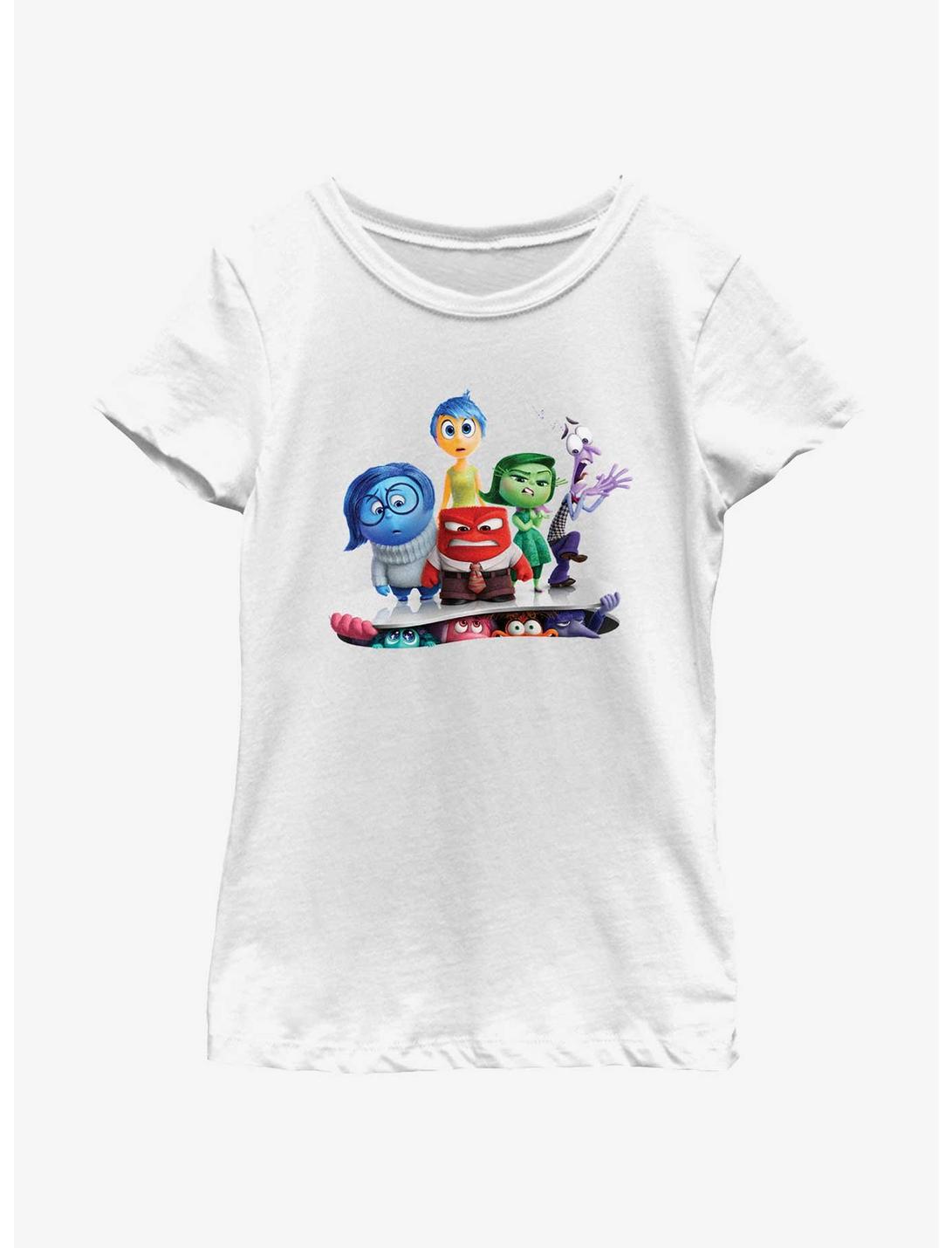 Disney Pixar Inside Out 2 New Emotions Youth Girls T-Shirt, WHITE, hi-res